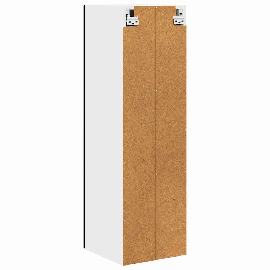 Veggskap PORTO Svart 30 x 31 x 100 cm Konstruert tre