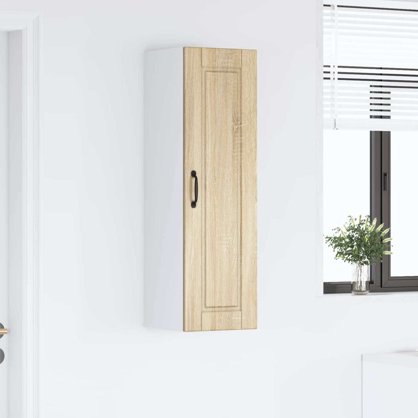 Veggskap PORTO Sonoma eik 30 x 31 x 100 cm Konstruert tre
