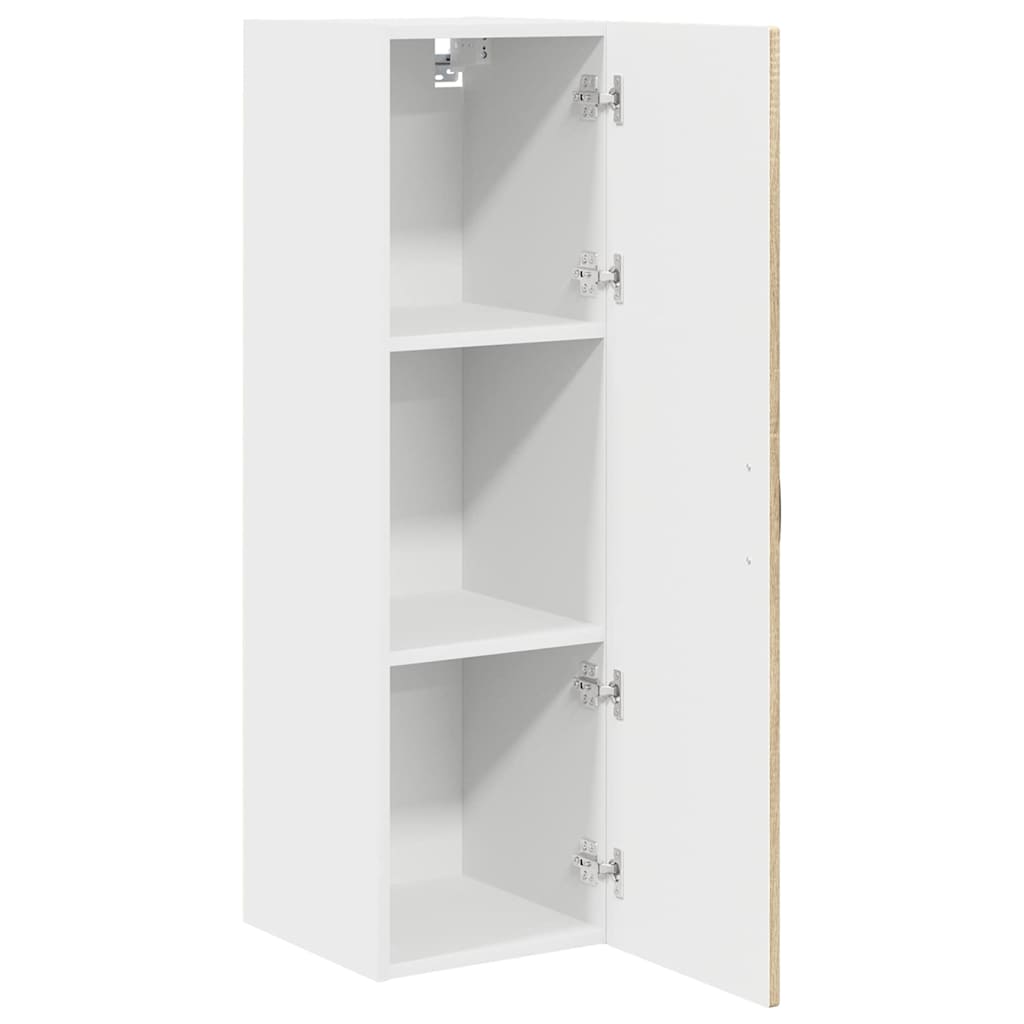 Veggskap PORTO Sonoma eik 30 x 31 x 100 cm Konstruert tre