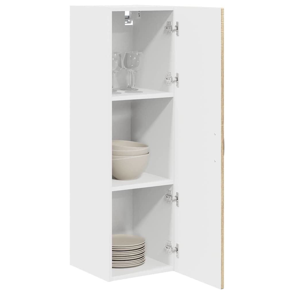 Veggskap PORTO Sonoma eik 30 x 31 x 100 cm Konstruert tre