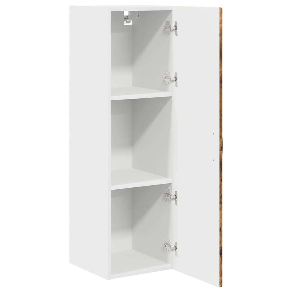 Veggskap PORTO Røkt eik 30 x 31 x 100 cm Konstruert tre