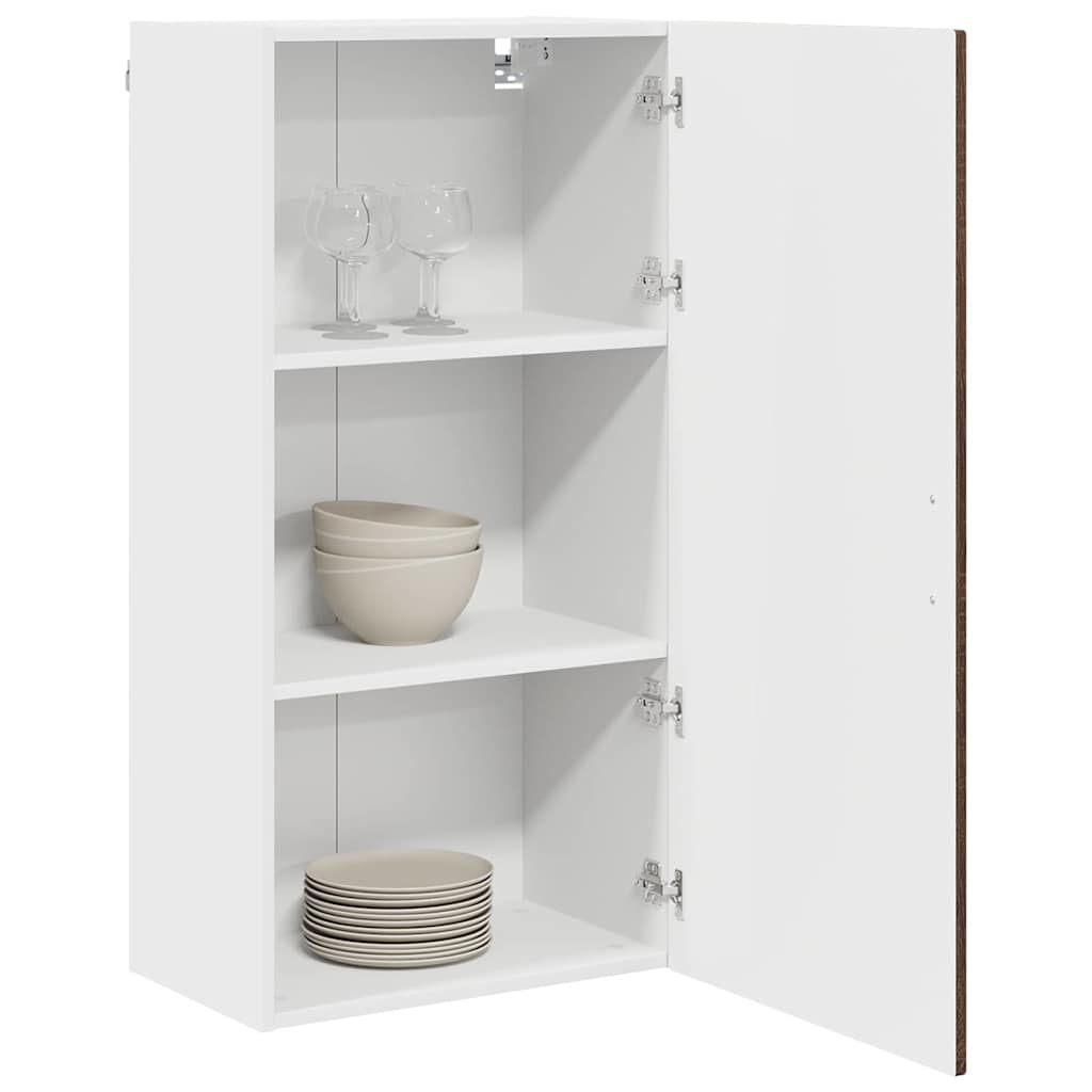 Veggskap PORTO Brun Eik 50 x 31 x 100 cm Konstruert tre