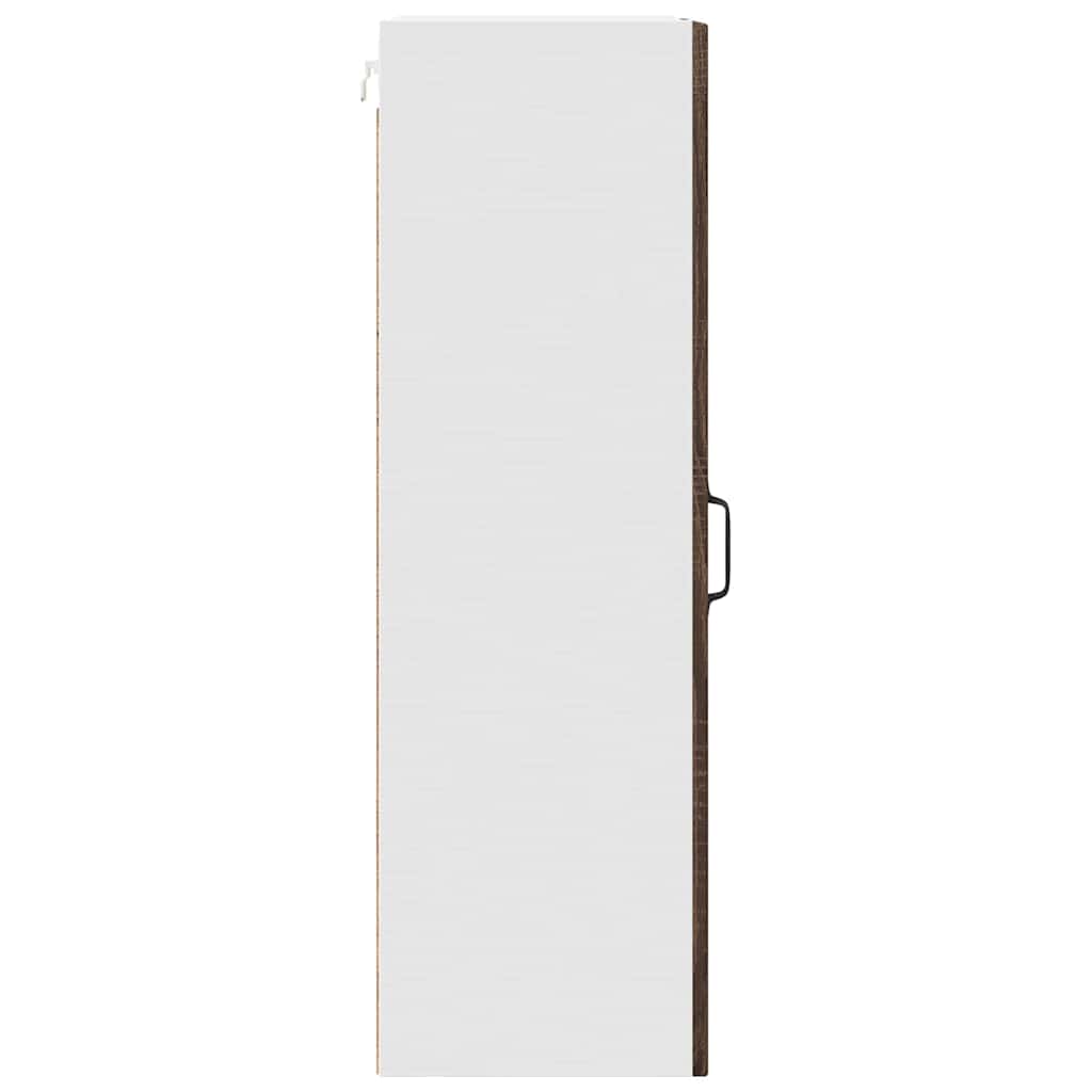 Veggskap PORTO Brun Eik 50 x 31 x 100 cm Konstruert tre