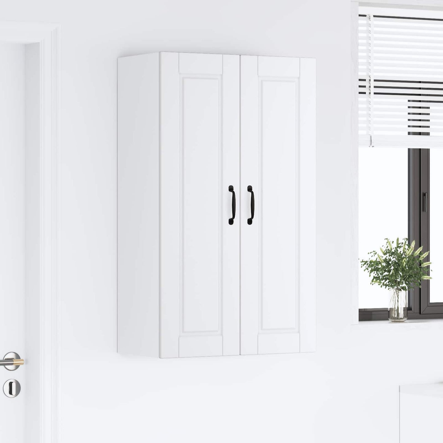 Veggskap PORTO Hvit 60 x 31 x 100 cm Konstruert tre