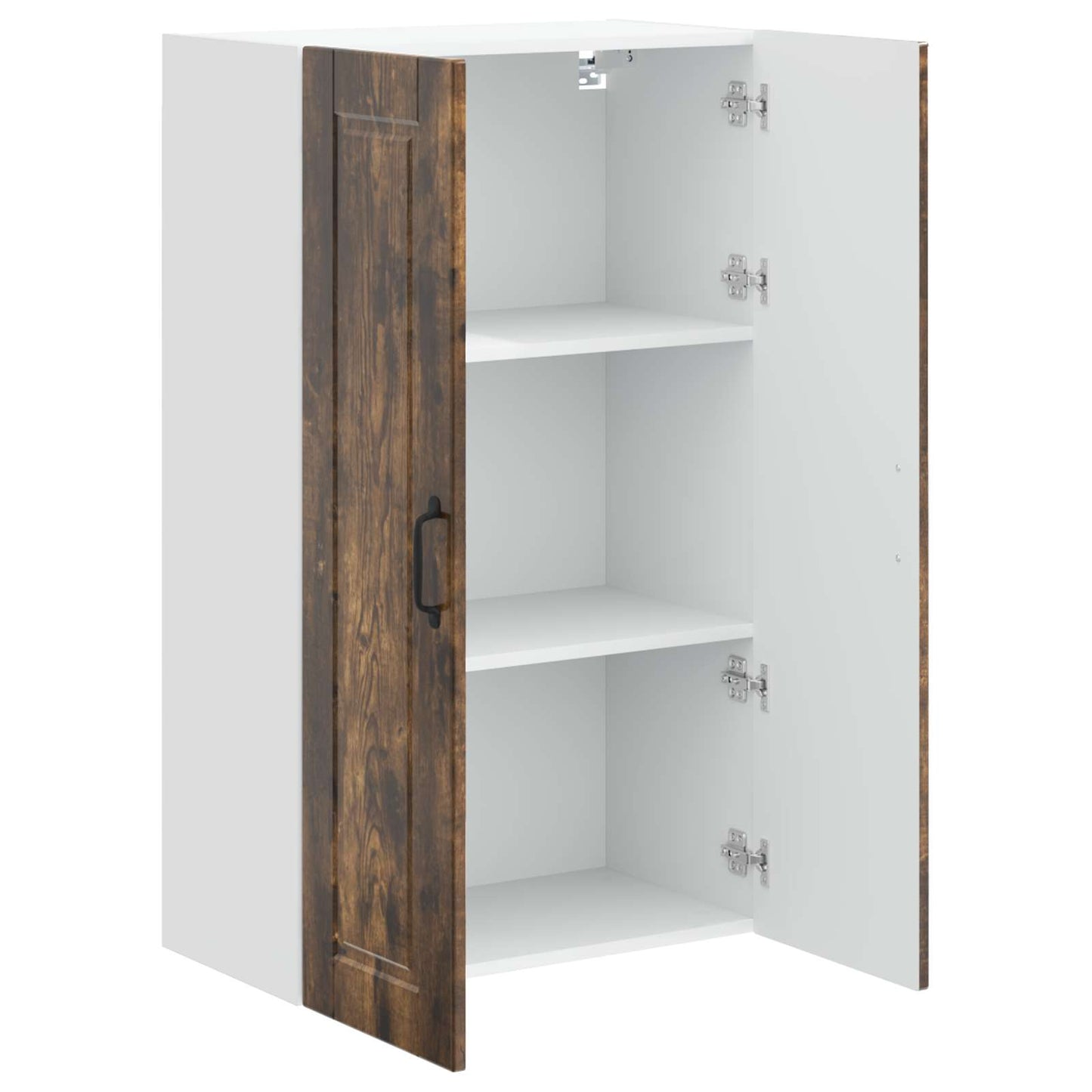 Veggskap PORTO Røkt eik 60 x 31 x 100 cm Konstruert tre
