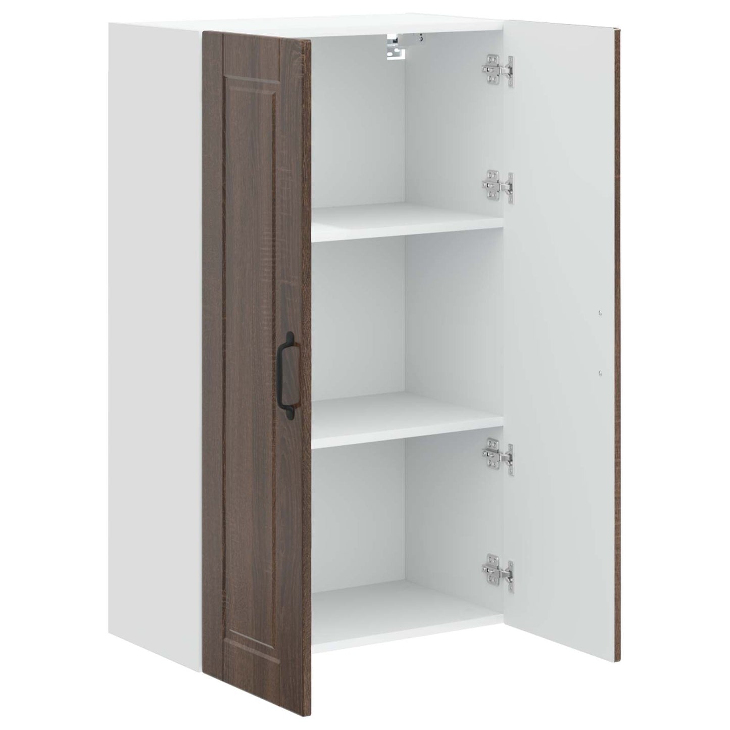 Veggskap PORTO Brun Eik 60 x 31 x 100 cm Konstruert tre