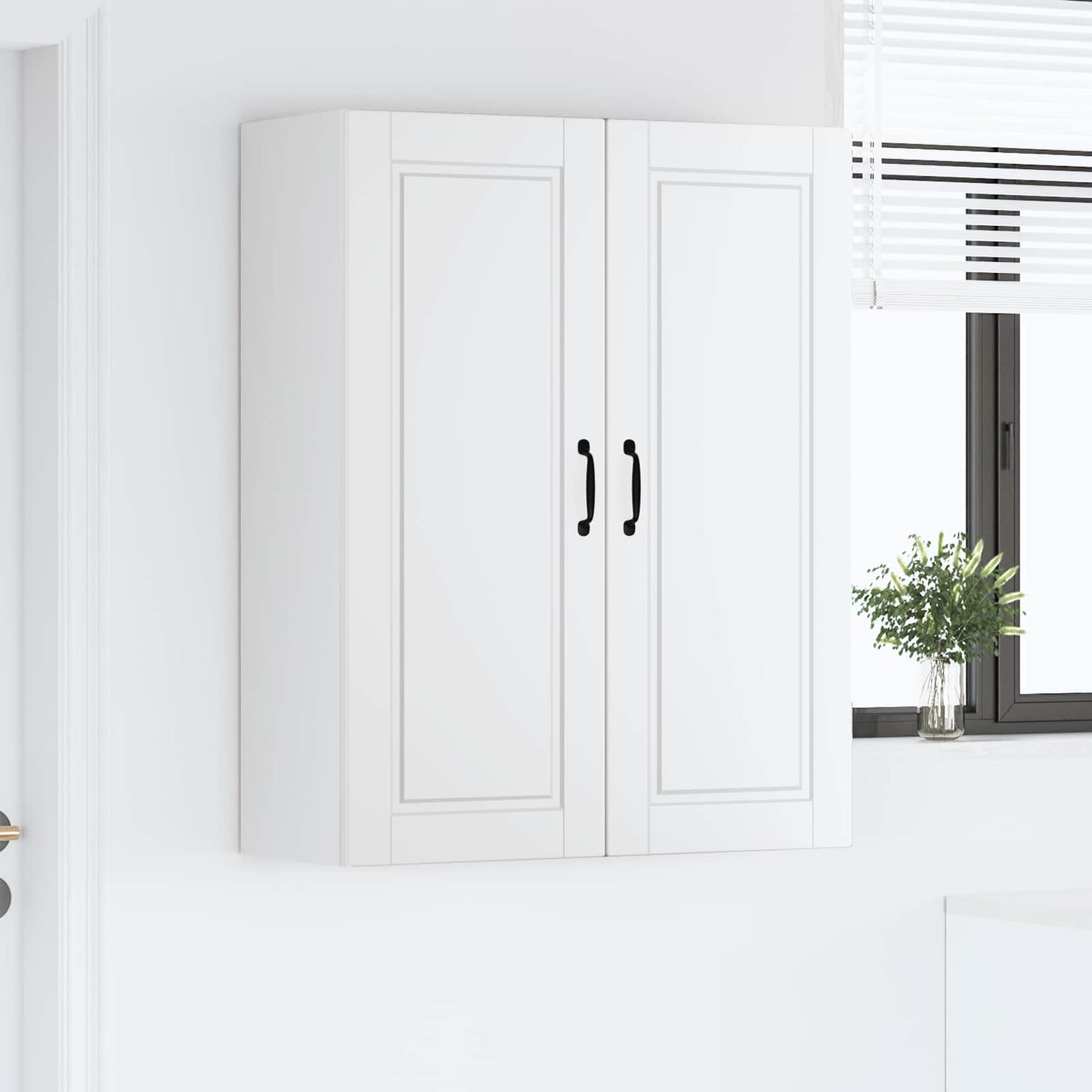 Veggskap PORTO Hvit 80 x 31 x 100 cm Konstruert tre