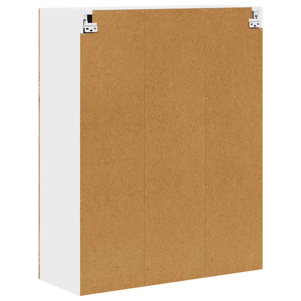 Vegghylle PORTO Sonoma eik 80 x 31 x 100 cm Konstruert tre