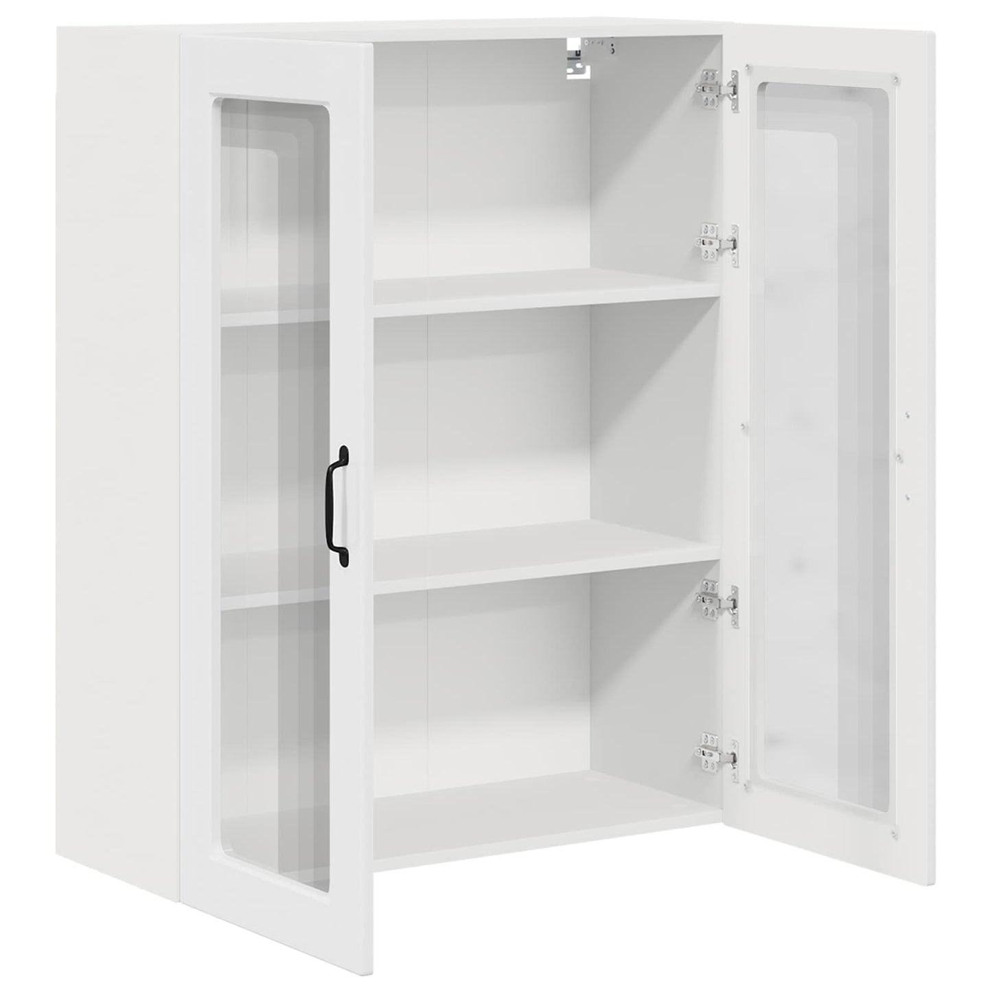 Vegghylle PORTO Høyglanset hvit 80 x 31 x 100 cm Konstruert tre