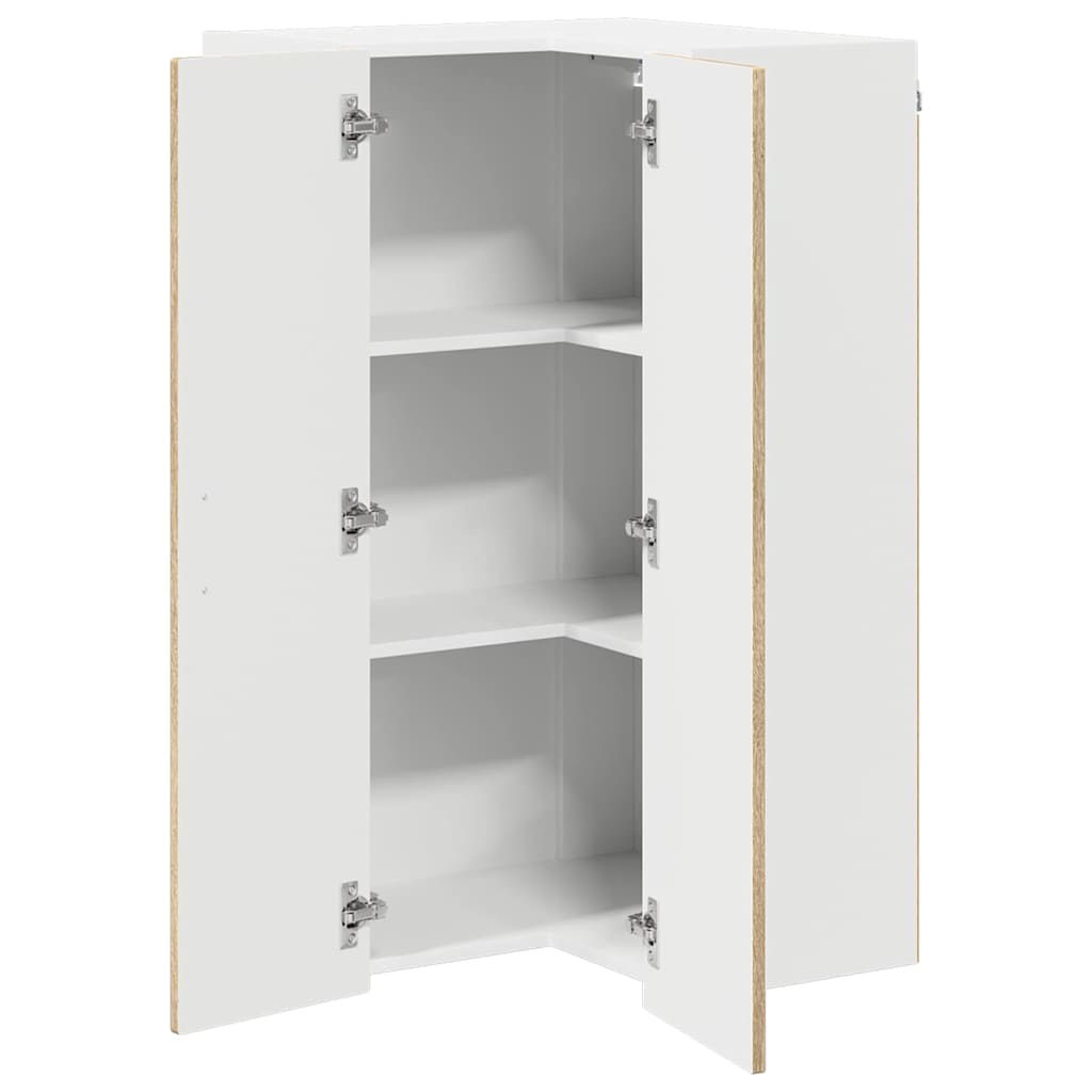 Vegghjørneskap PORTO Sonoma eik 57 x 57 x 100 cm Konstruert tre