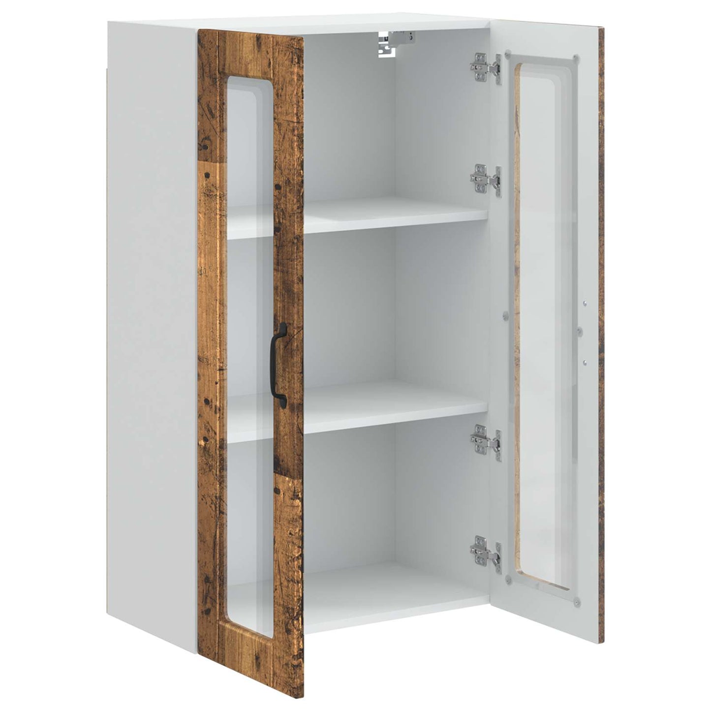 Vegghylle PORTO Gammelt tre 60 x 31 x 100 cm Konstruert tre