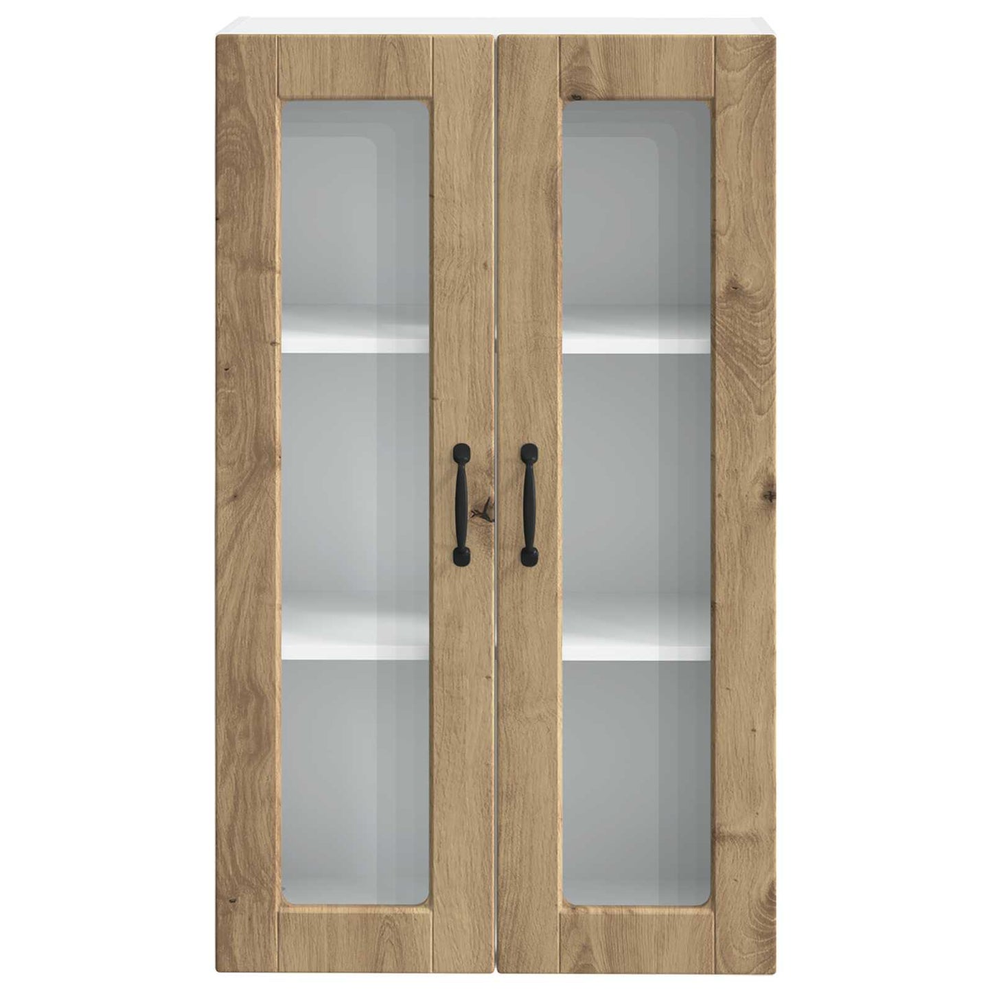 Vegghylle PORTO Artisan Eik 60 x 31 x 100 cm Konstruert tre