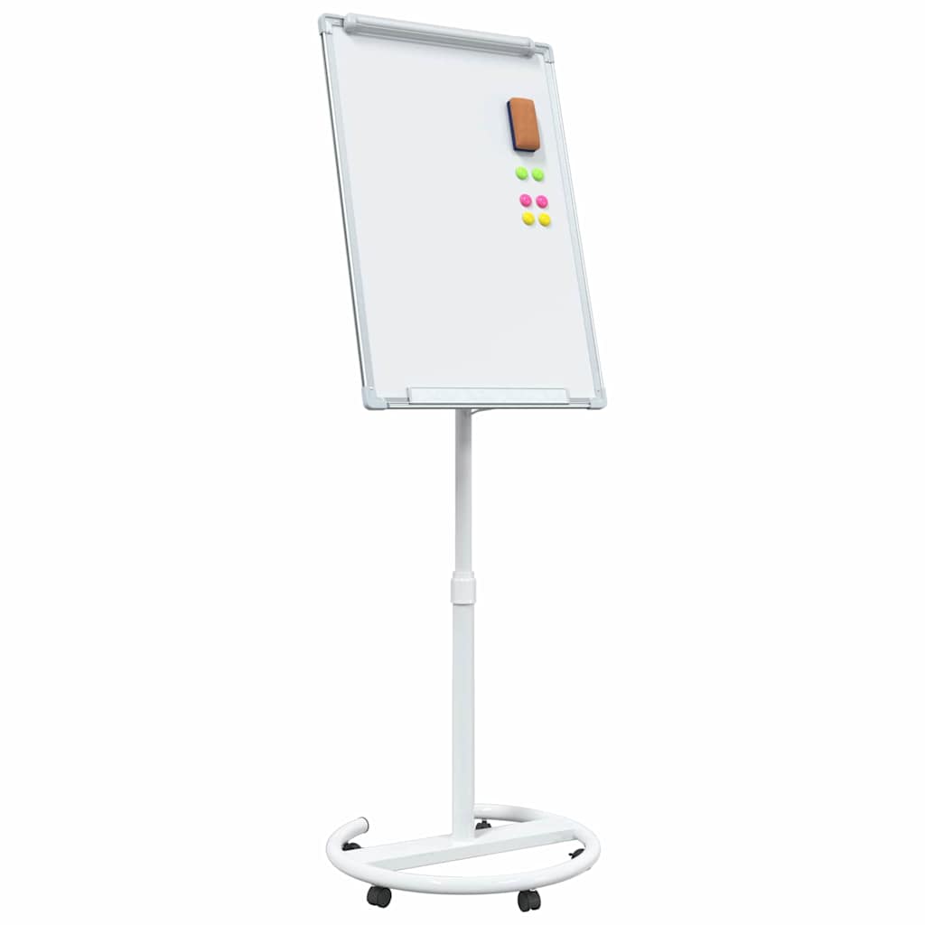 Magnetisk whiteboard Grå og hvit 62 x 62,5 x 197 cm EPS