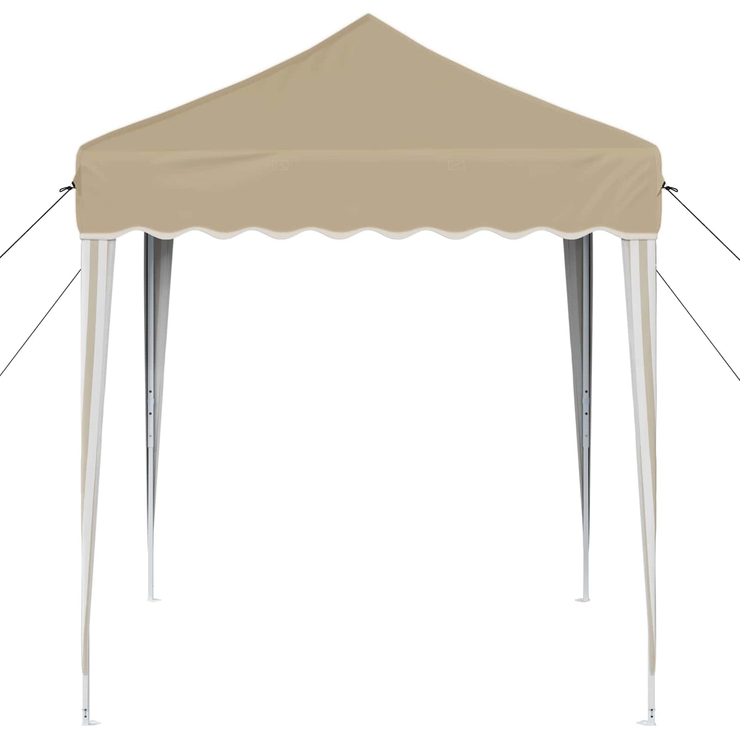 Pop-up Festtelt 195 x 195 x 245 cm Krem Oxford Stoff
