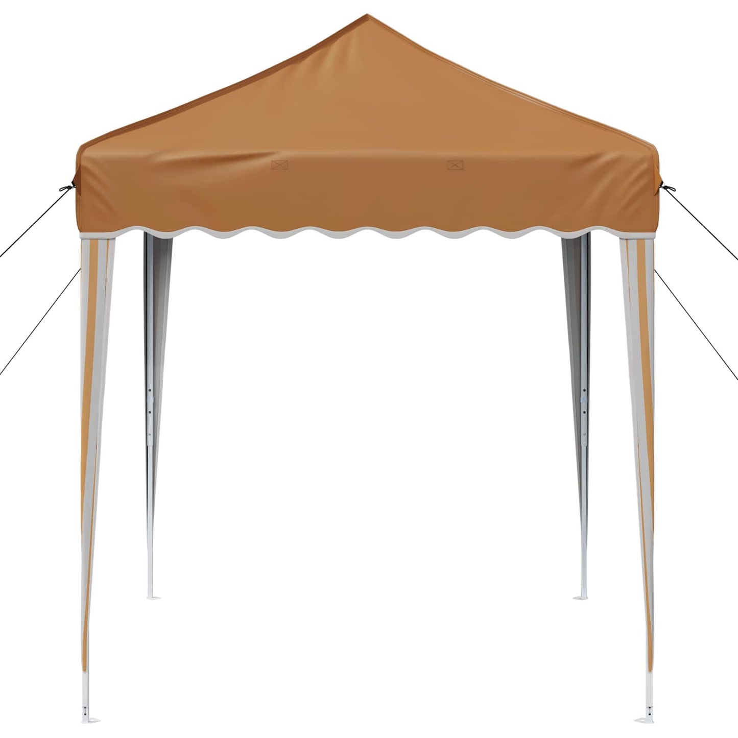 Pop-up Festtelt 195 x 195 x 245 cm Beige Oxford Stoff