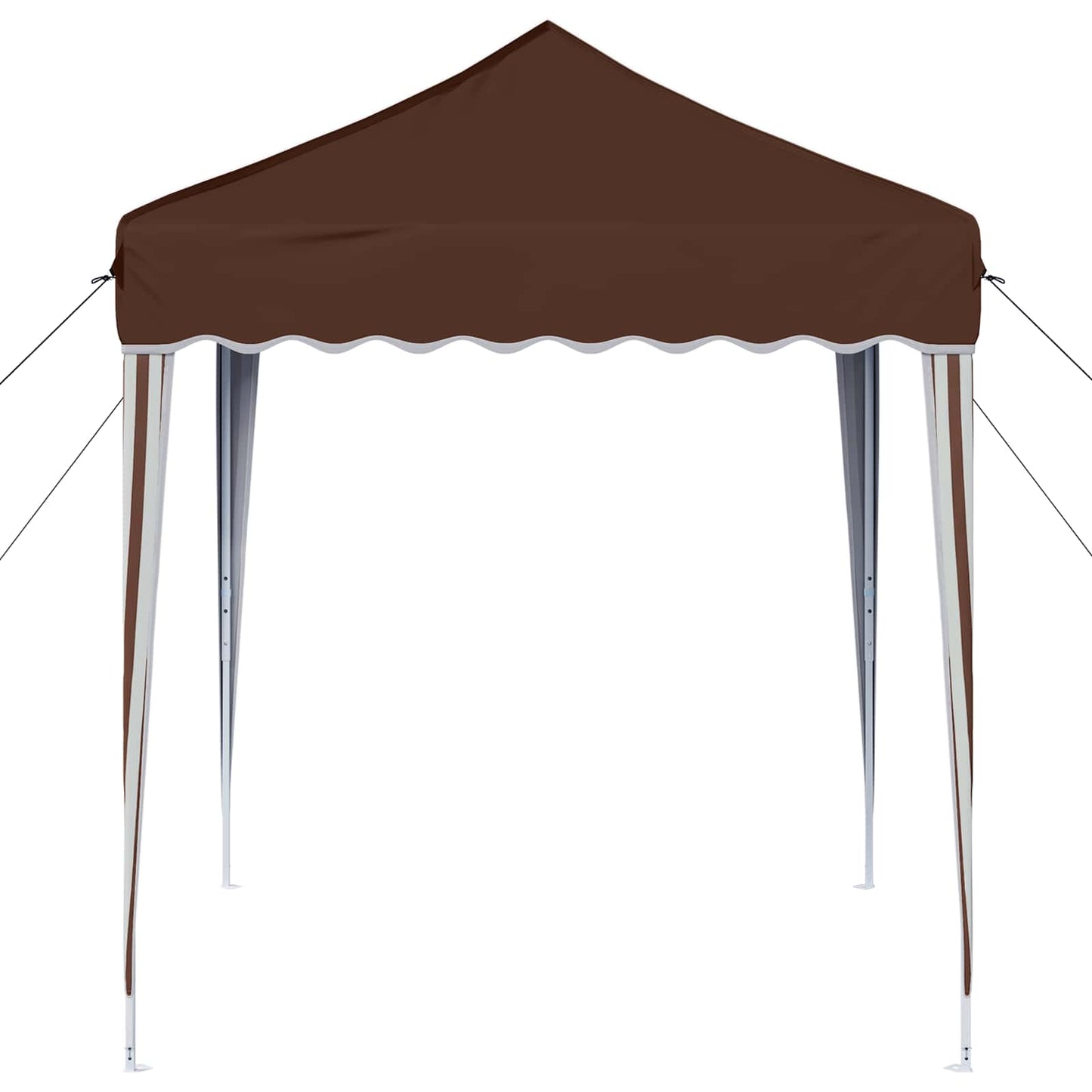 Pop-up Festtelt 195 x 195 x 245 cm Brun Oxford Stoff