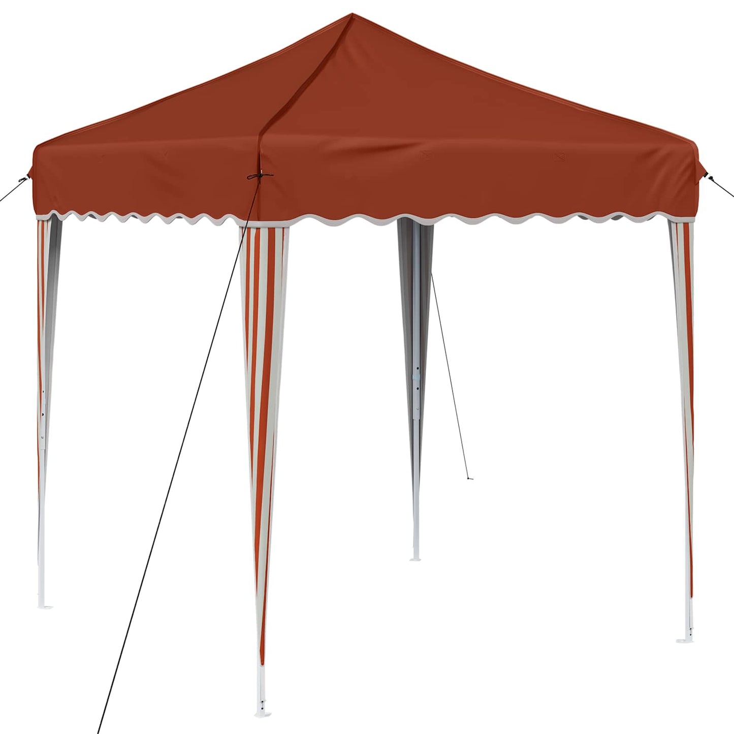 Pop-up Festtelt 195 x 195 x 245 cm Terrakotta Oxford Stoff