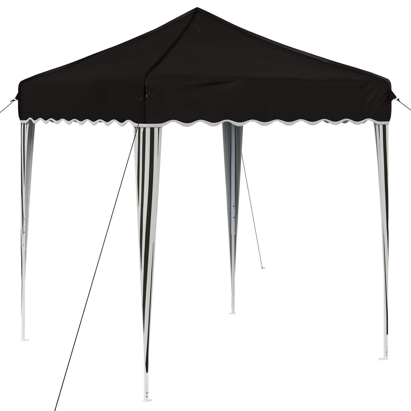 Pop-up Festtelt 195 x 195 x 245 cm Svart Oxford Stoff