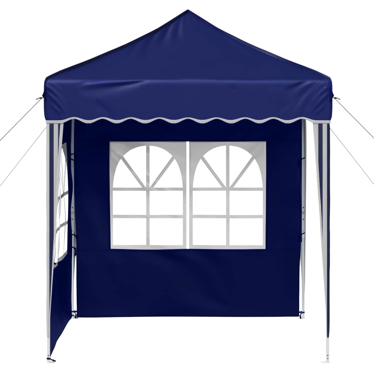 Pop-up Festtelt 195 x 195 x 245 cm Blå Oxford Stoff