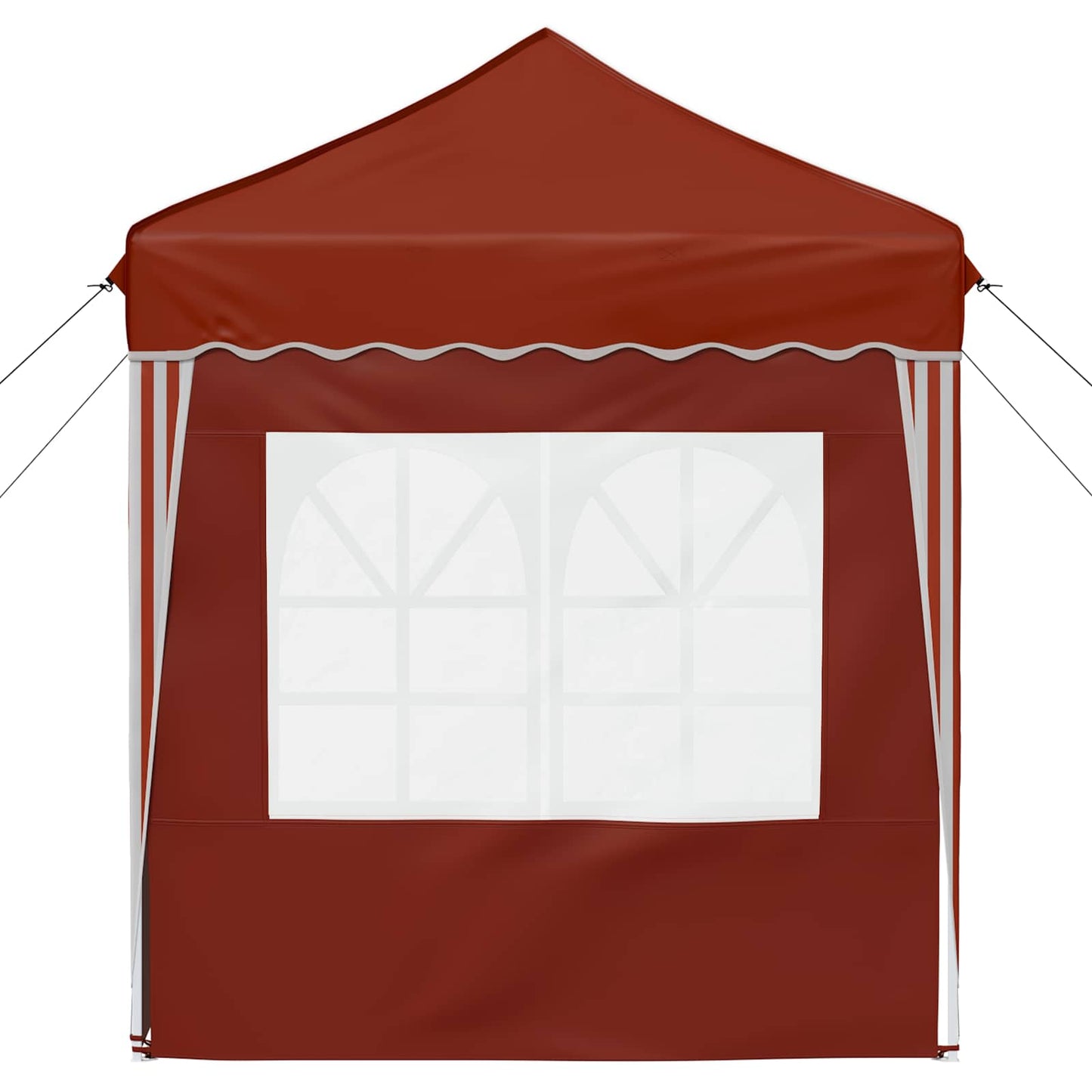 Pop-up Festtelt 195 x 195 x 245 cm Terrakotta Oxford Stoff