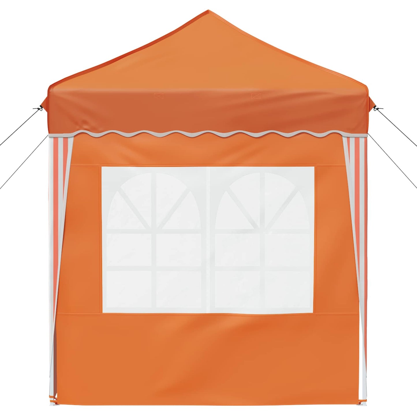 Pop-up Festtelt 195 x 195 x 245 cm Oransje Oxford Stoff