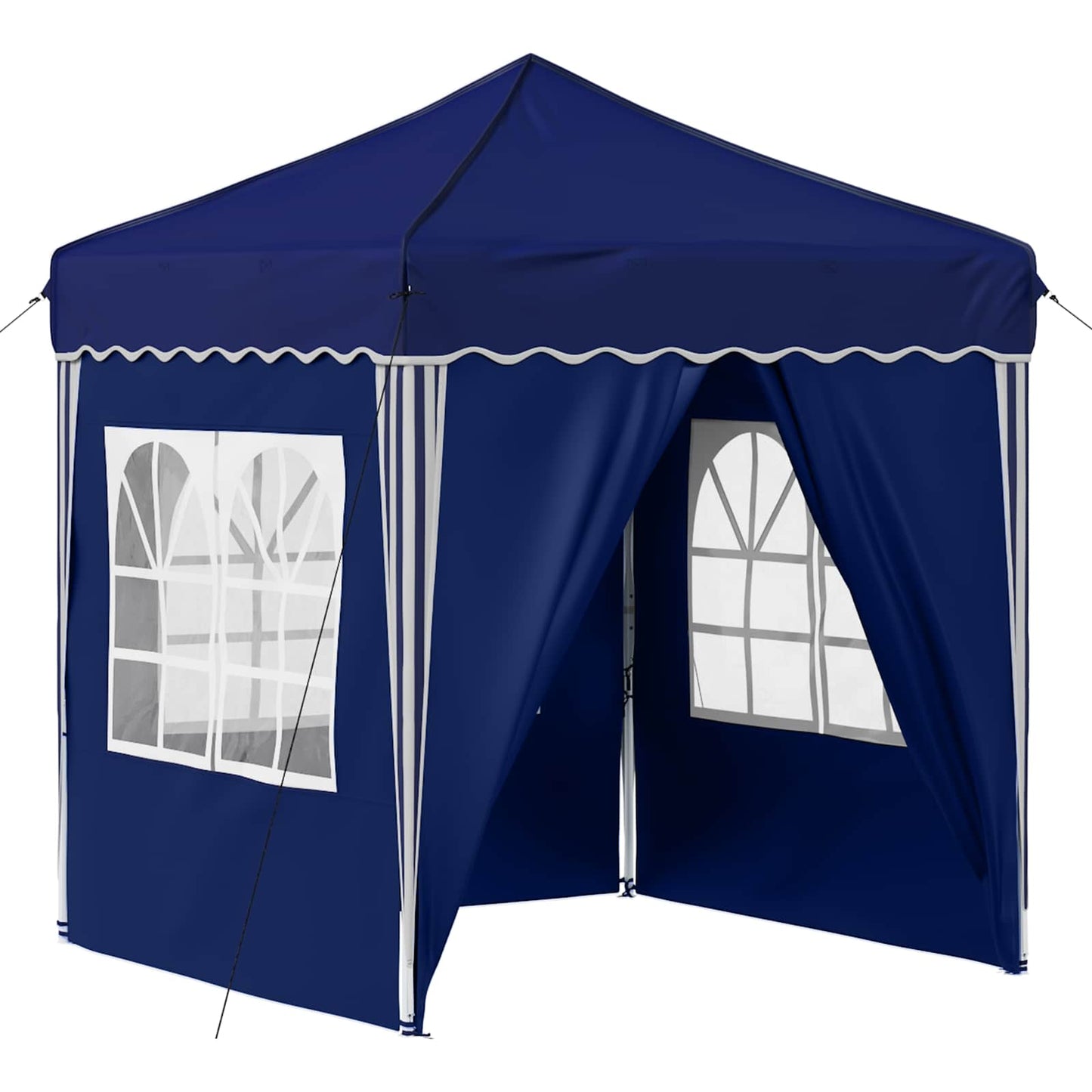 Pop-up Festtelt 195 x 195 x 245 cm Blå Oxford Stoff