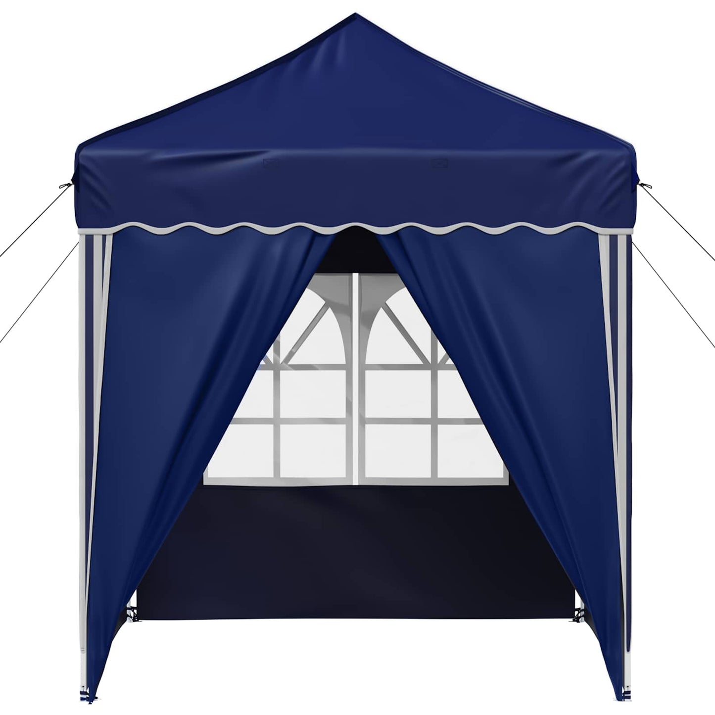 Pop-up Festtelt 195 x 195 x 245 cm Blå Oxford Stoff