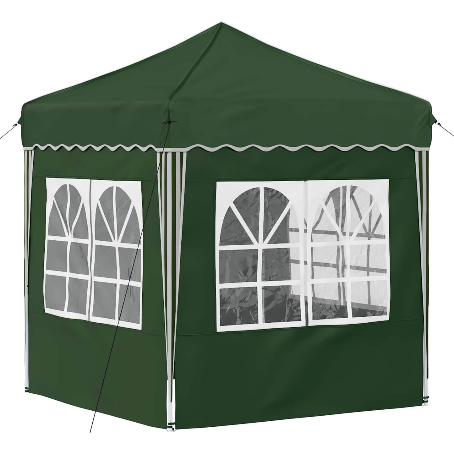 Pop-up Festtelt 195 x 195 x 245 cm Grønn Oxford Stoff