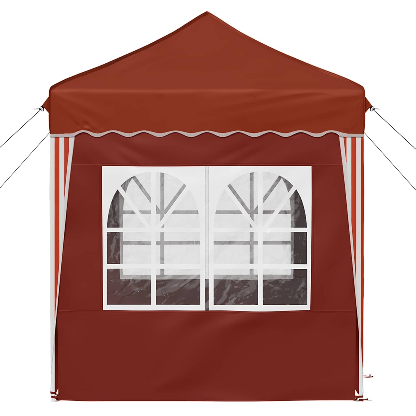 Pop-up Festtelt 195 x 195 x 245 cm Terrakotta Oxford Stoff