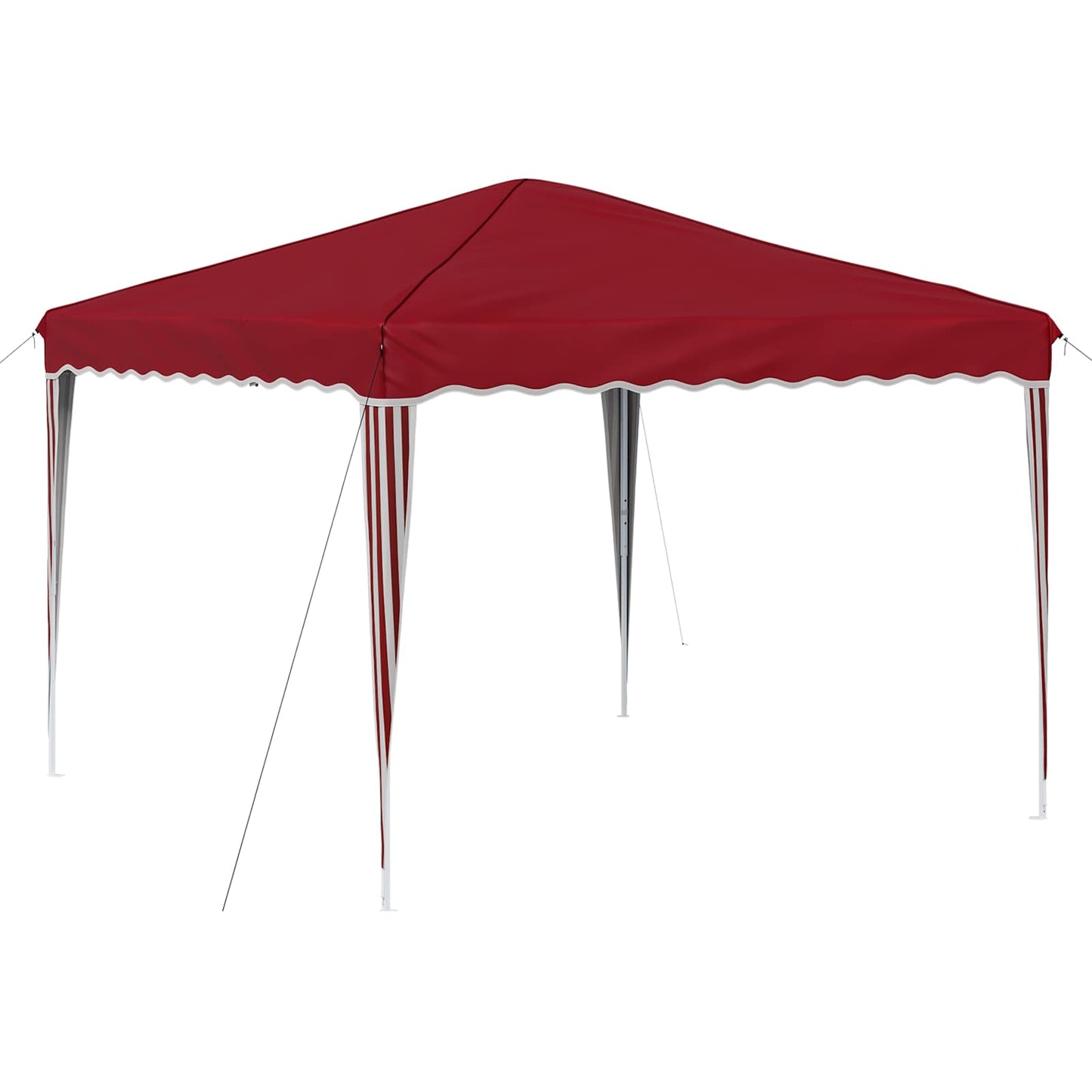Pop-up Festtelt 288 x 288 x 245 cm Burgunder Oxford Stoff