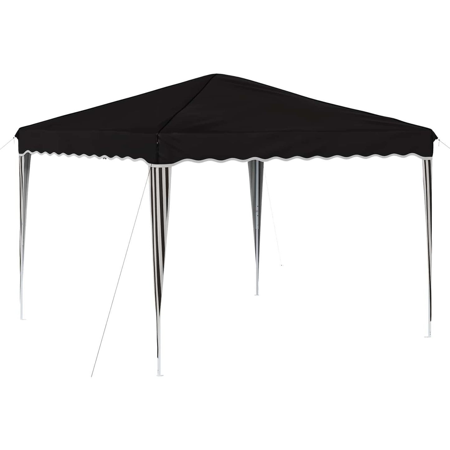 Pop-up Festtelt 288 x 288 x 245 cm Svart Oxford Stoff