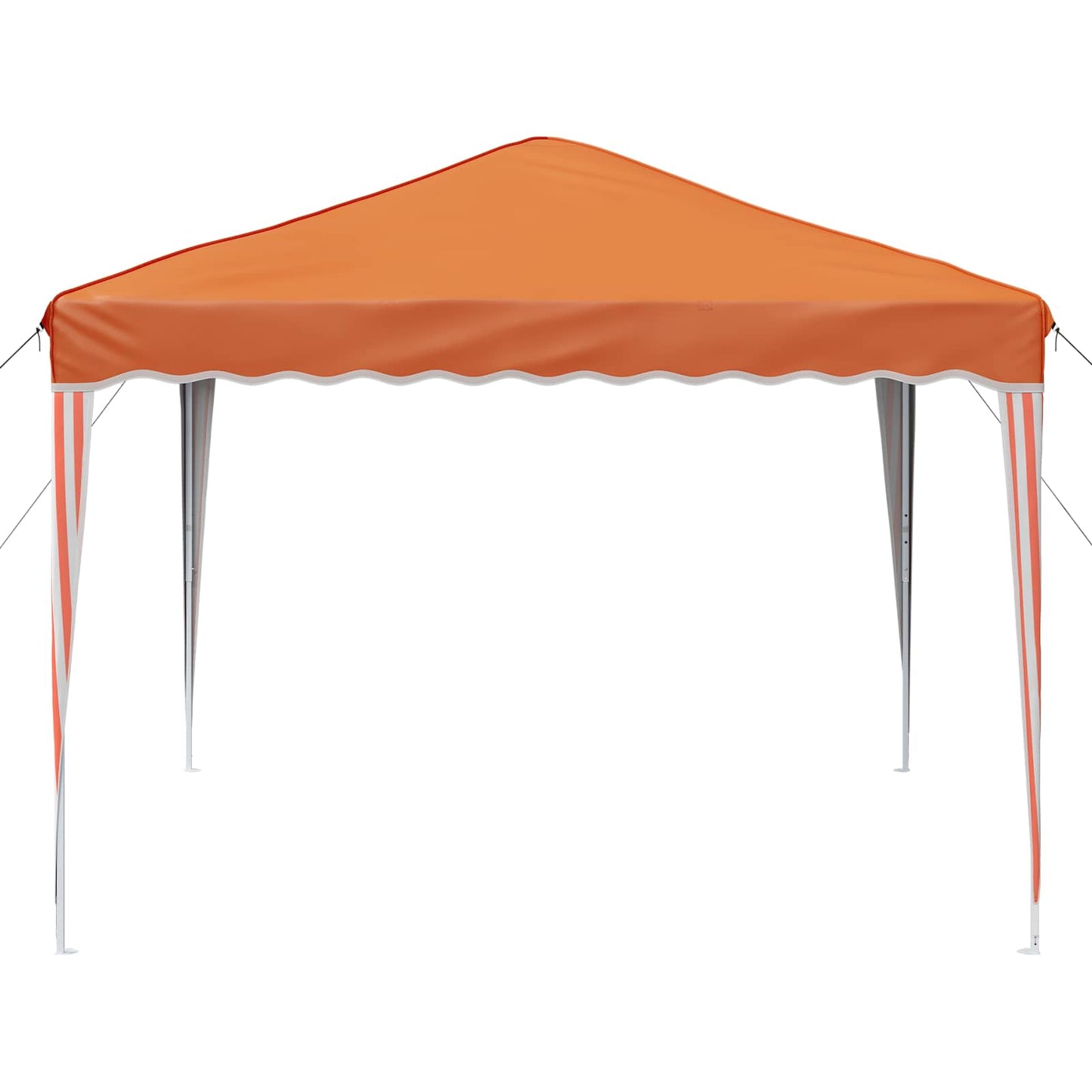 Pop-up Festtelt 288 x 288 x 245 cm Oransje Oxford Stoff