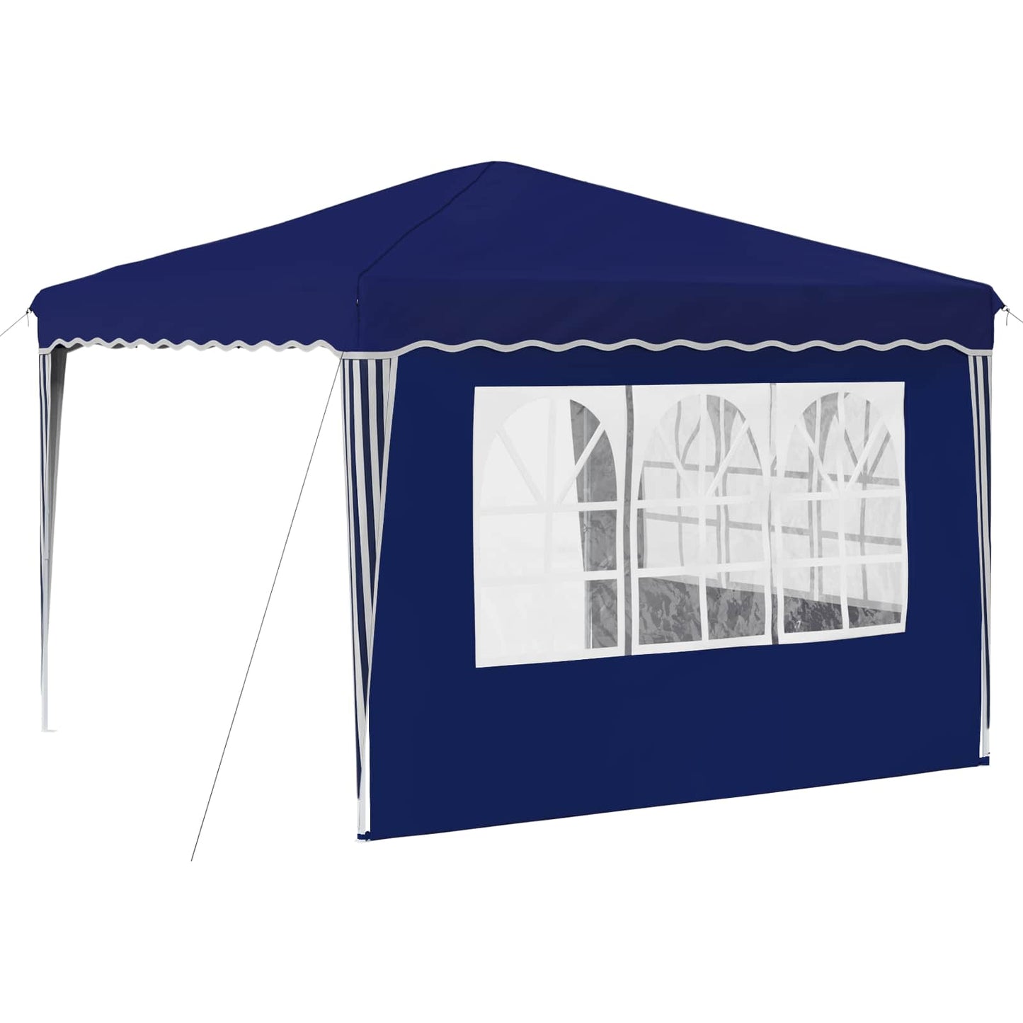 Pop-up Festtelt 288 x 288 x 245 cm Blå Oxford Stoff