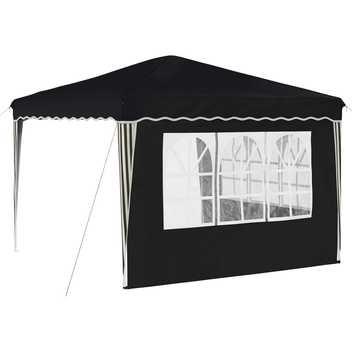 Pop-up Festtelt 288 x 288 x 245 cm Antrasitt Oxford Stoff