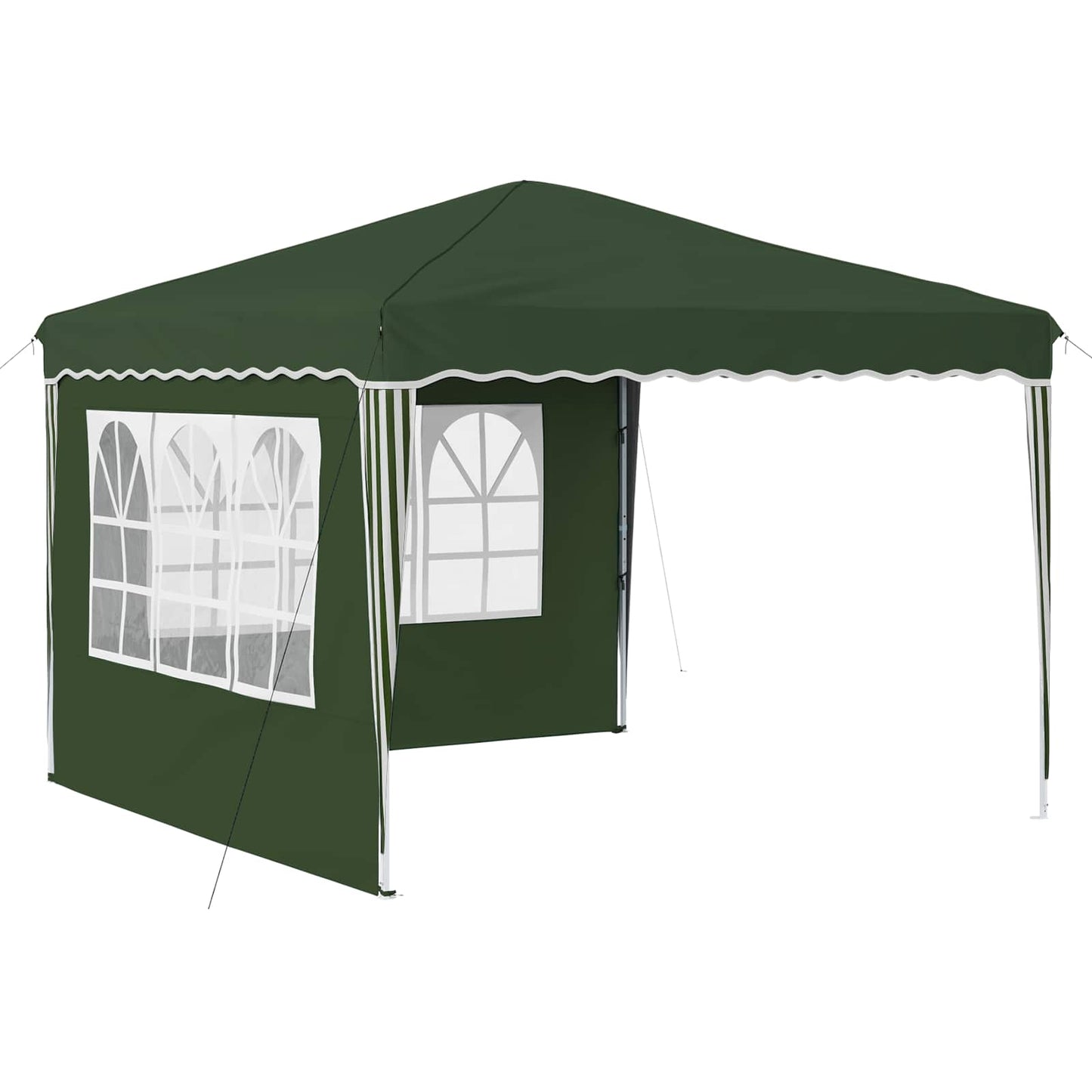 Pop-up Festtelt 288 x 288 x 245 cm Grønn Oxford Stoff