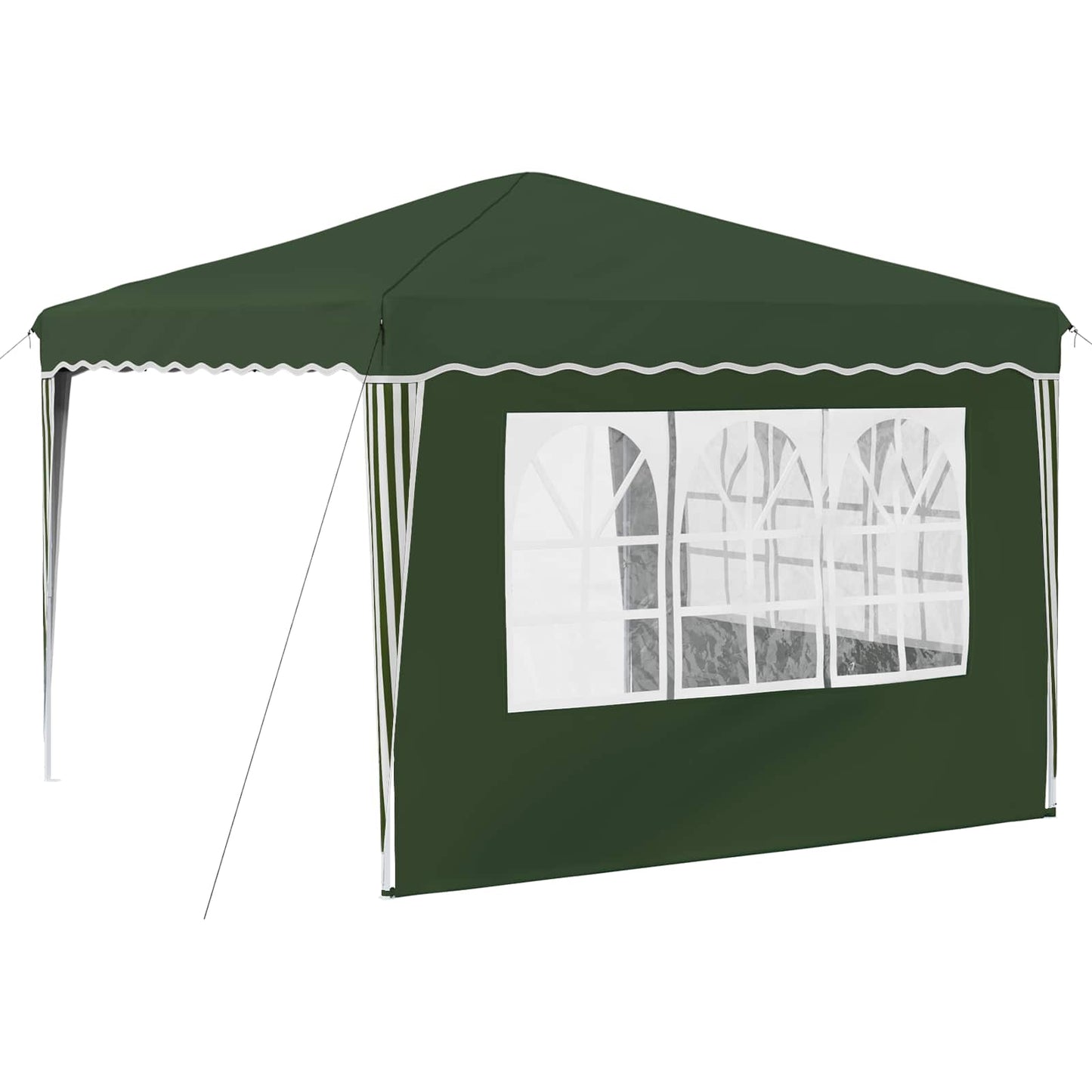 Pop-up Festtelt 288 x 288 x 245 cm Grønn Oxford Stoff