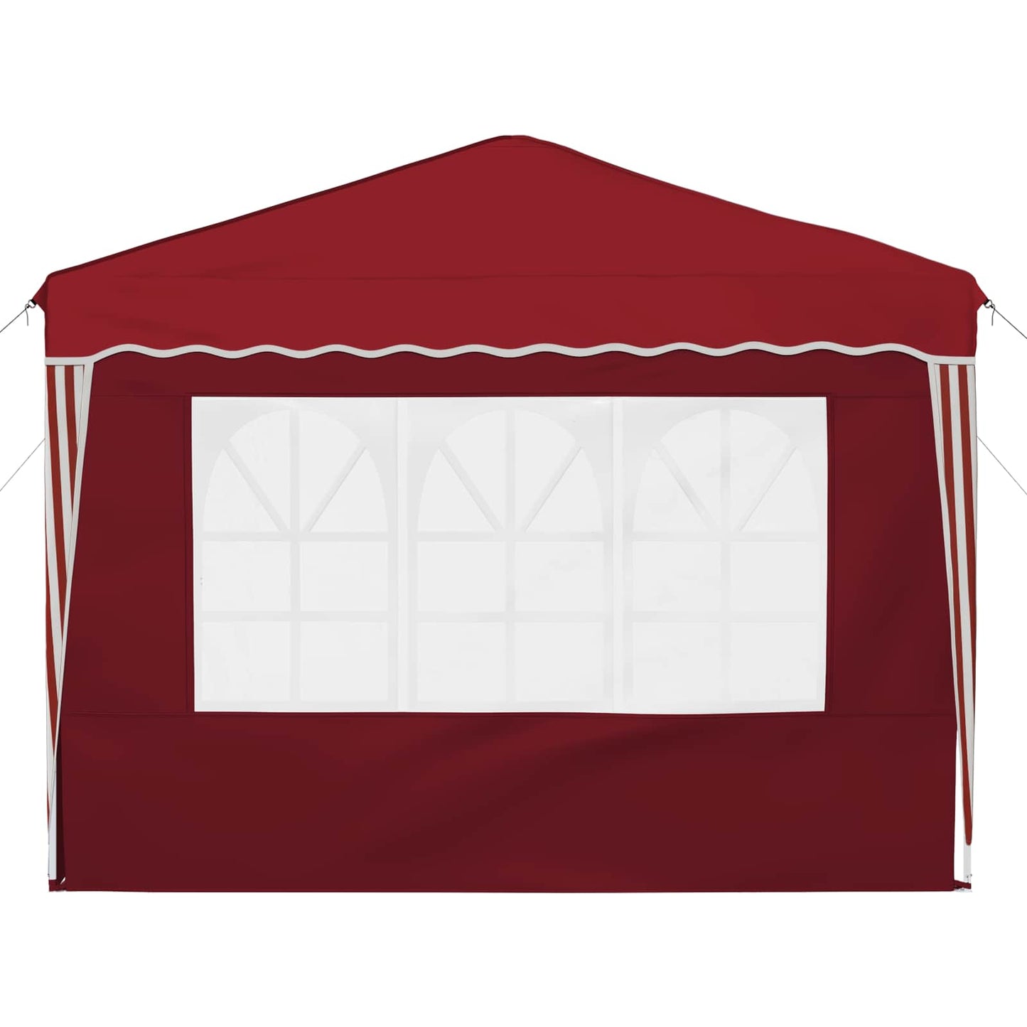 Pop-up Festtelt 288 x 288 x 245 cm Burgunder Oxford Stoff