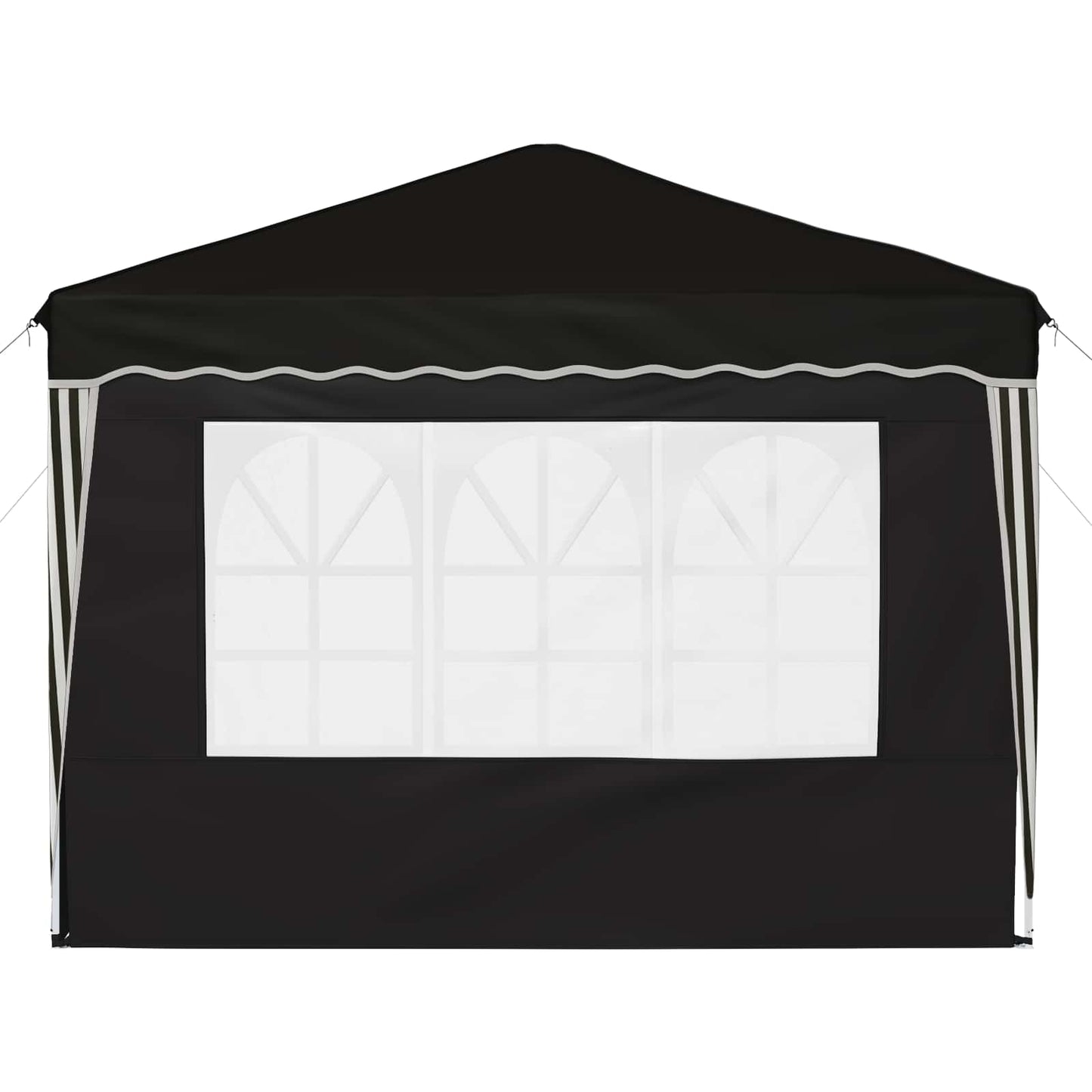 Pop-up Festtelt 288 x 288 x 245 cm Svart Oxford Stoff