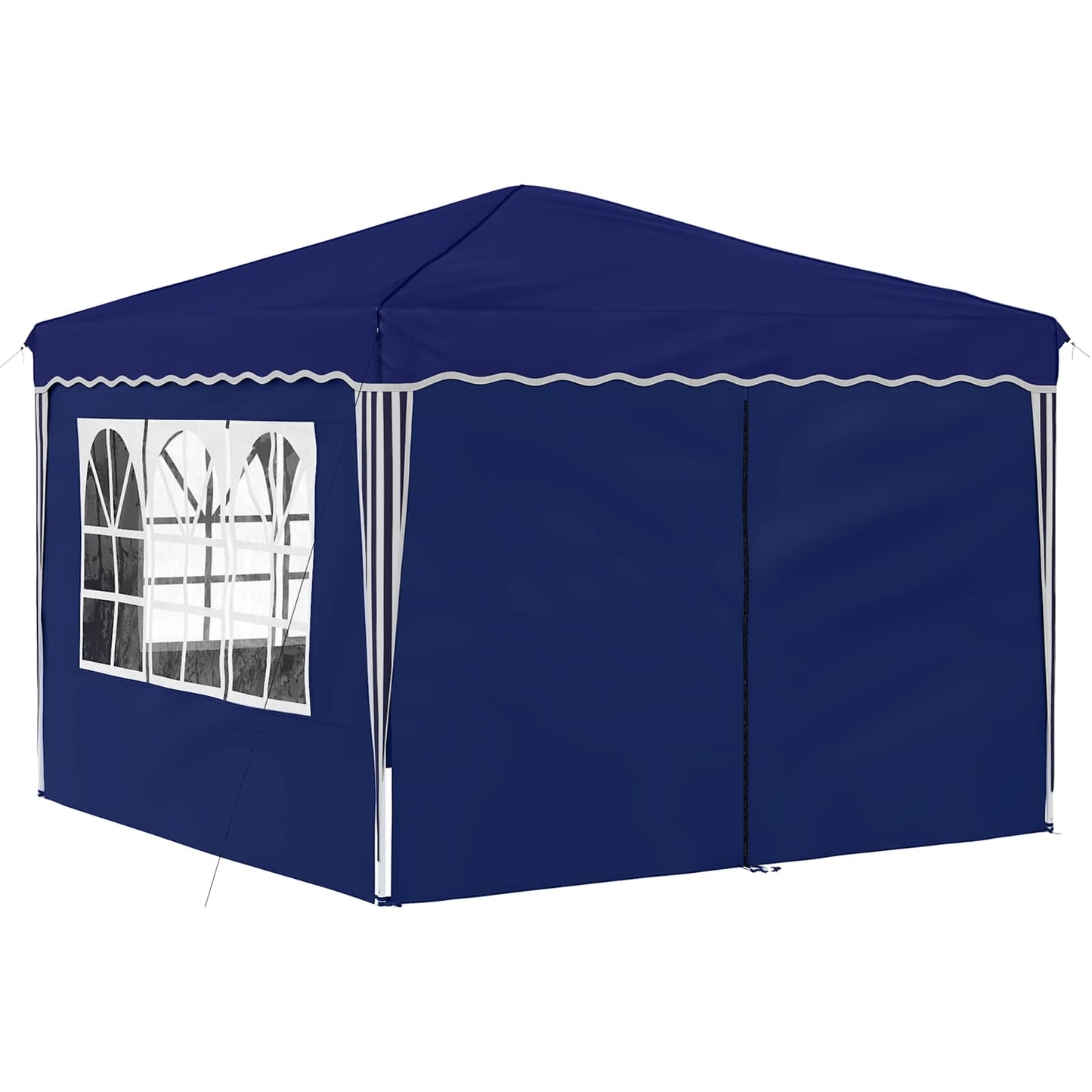 Pop-up Festtelt 288 x 288 x 245 cm Blå Oxford Stoff