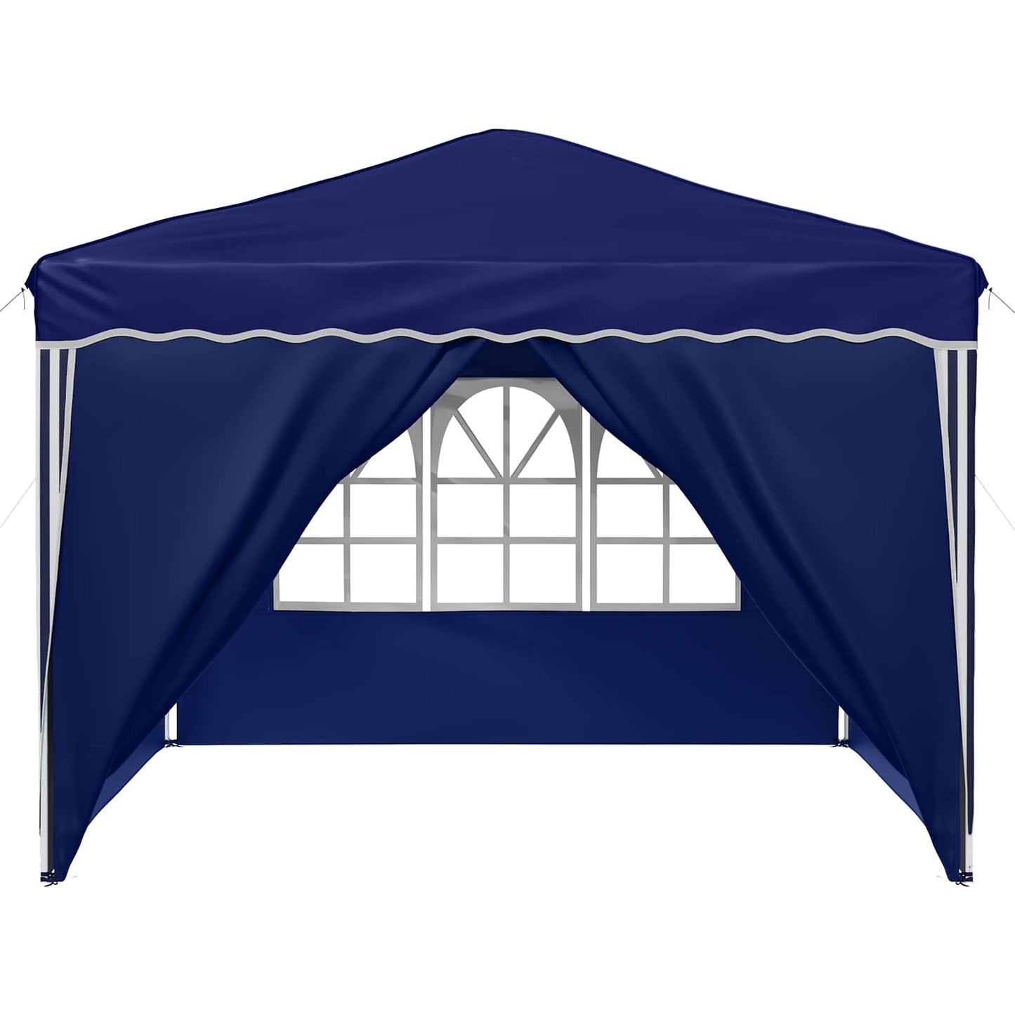 Pop-up Festtelt 288 x 288 x 245 cm Blå Oxford Stoff