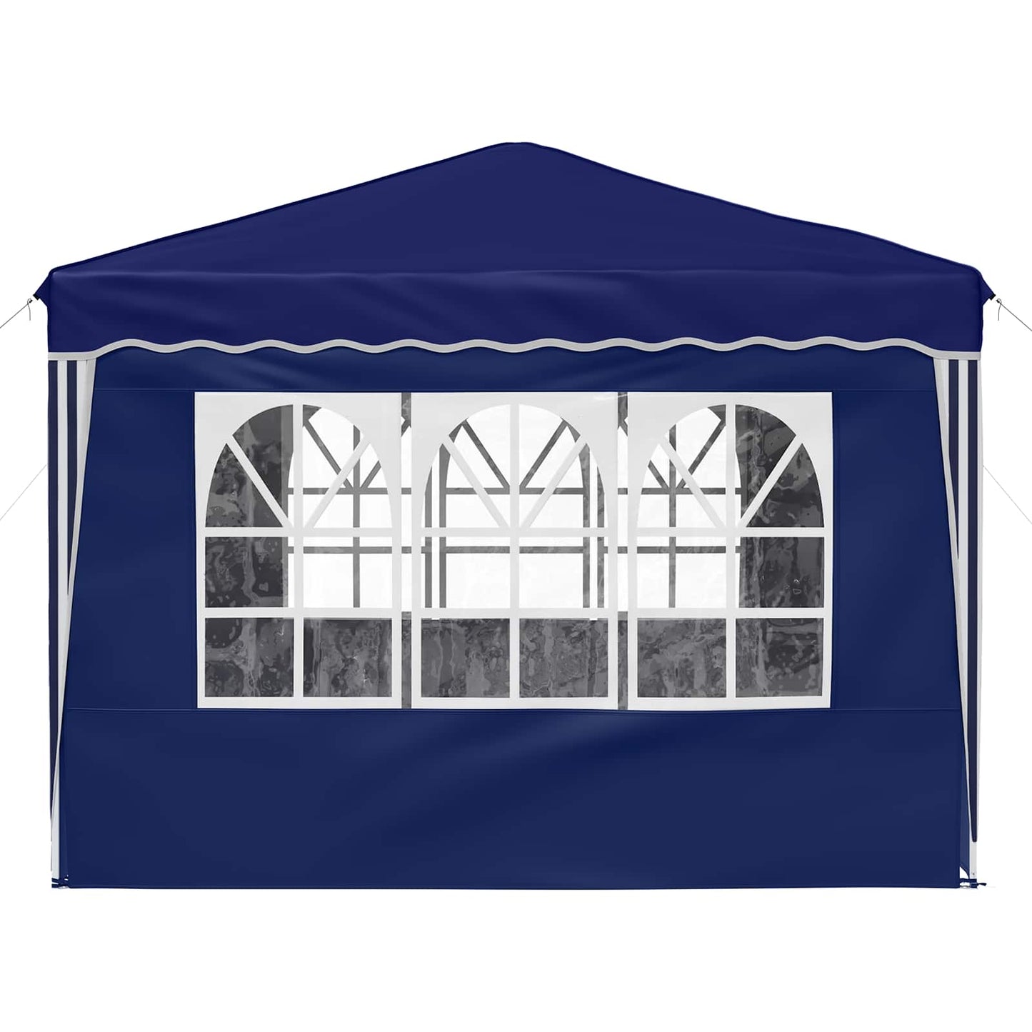 Pop-up Festtelt 288 x 288 x 245 cm Blå Oxford Stoff