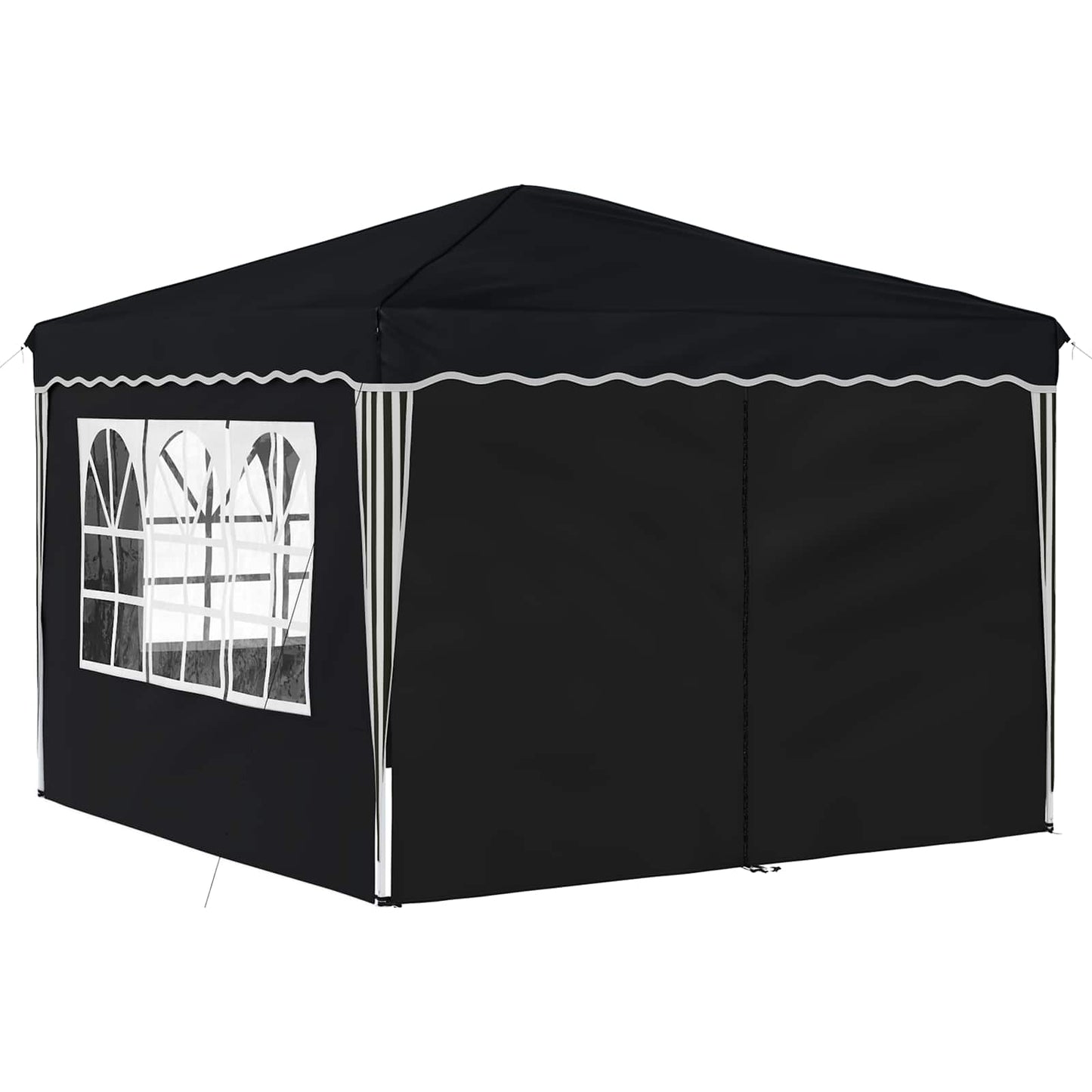 Pop-up Festtelt 288 x 288 x 245 cm Antrasitt Oxford Stoff
