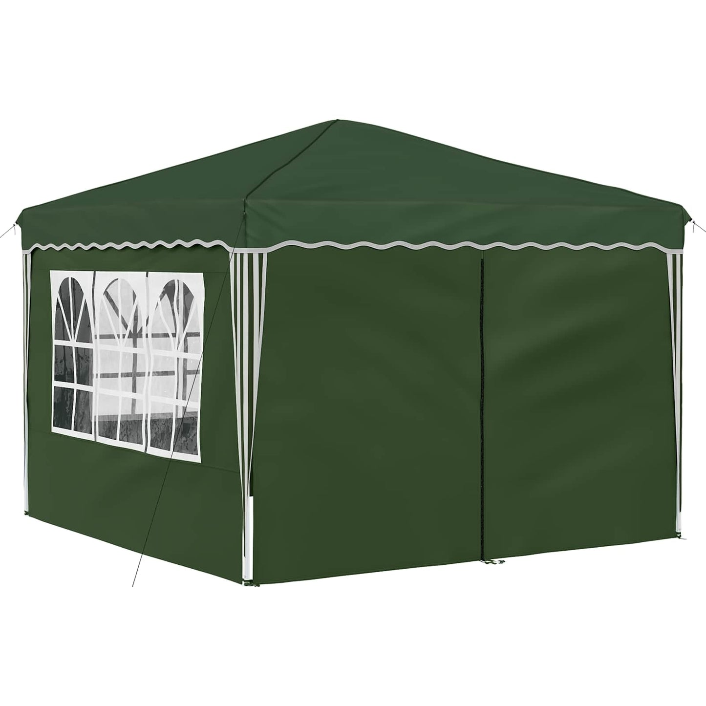 Pop-up Festtelt 288 x 288 x 245 cm Grønn Oxford Stoff