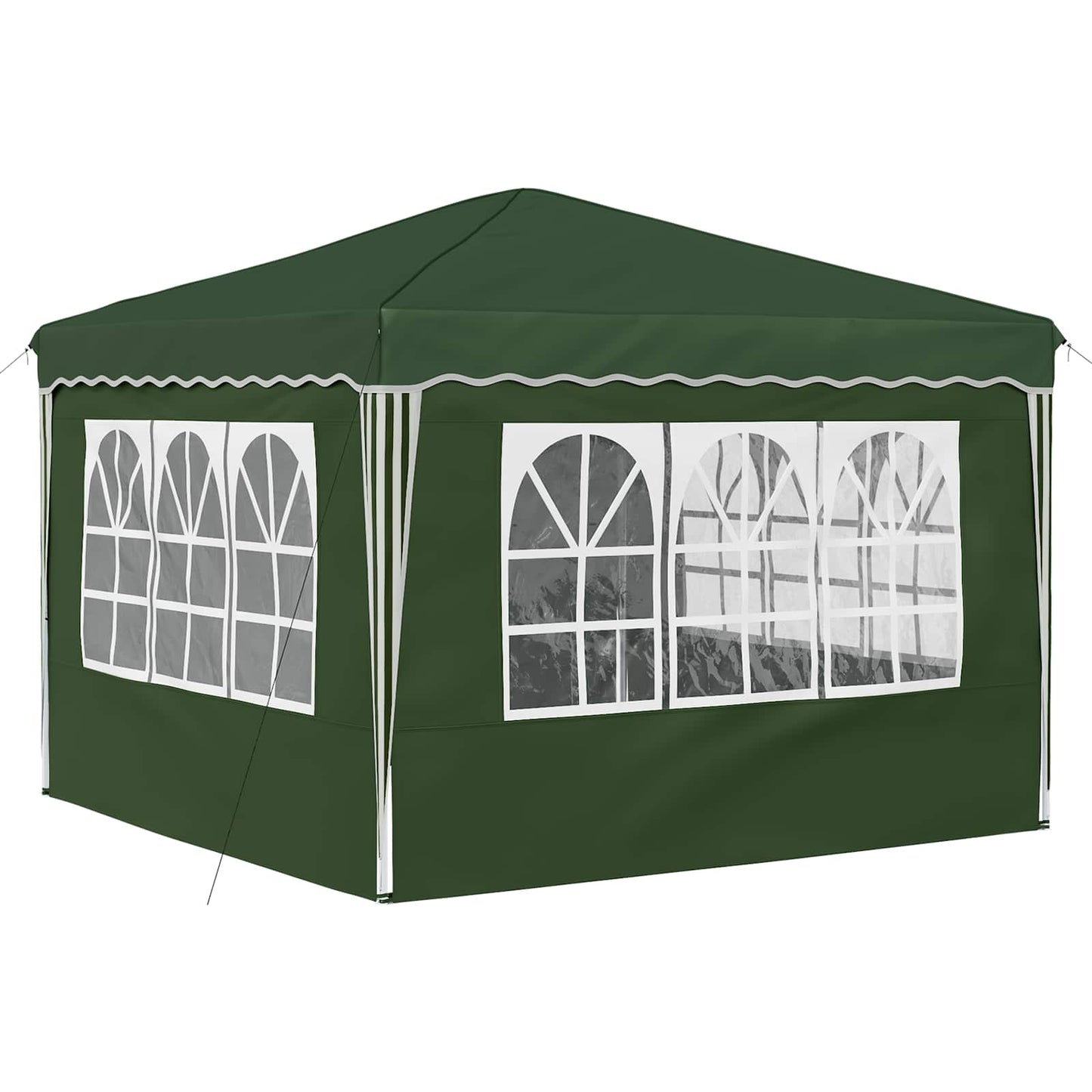 Pop-up Festtelt 288 x 288 x 245 cm Grønn Oxford Stoff