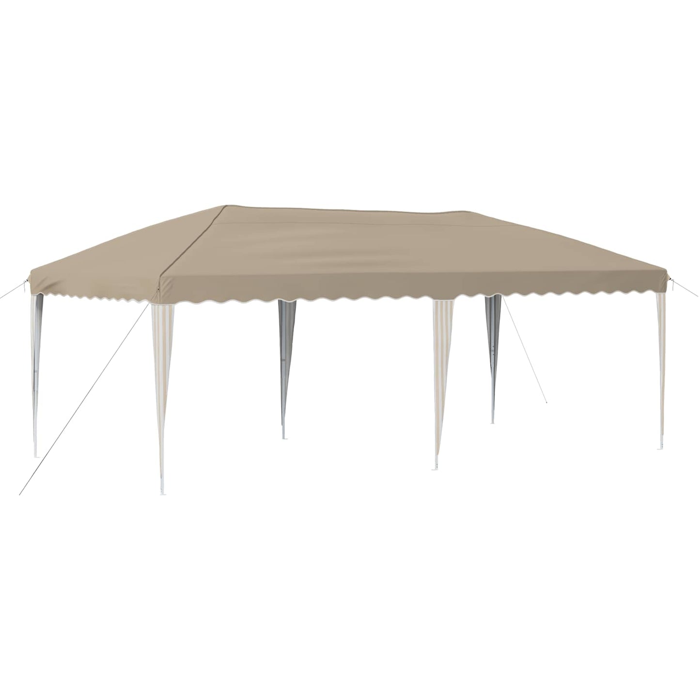 Pop-up Festtelt 575 x 290 x 245 cm Krem