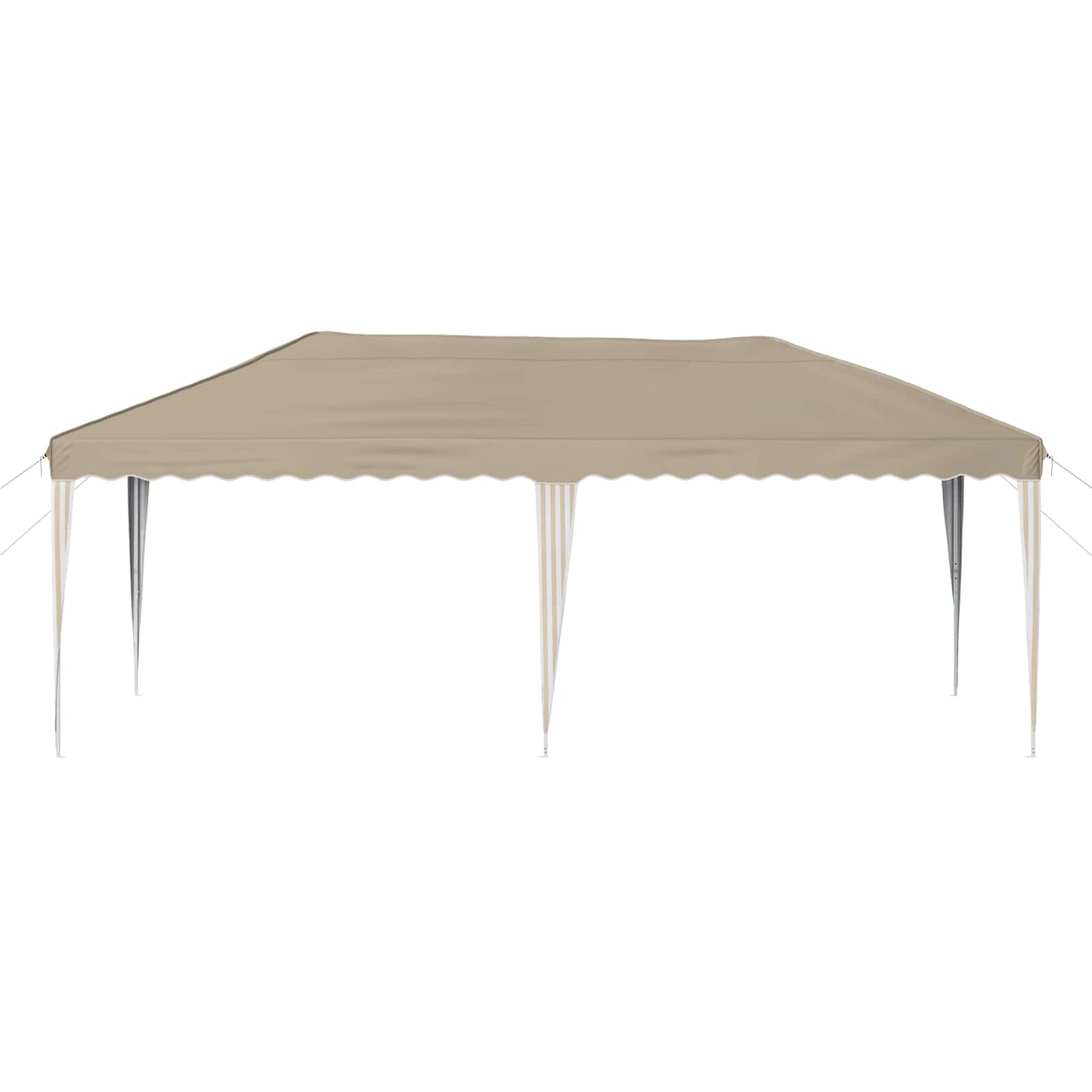 Pop-up Festtelt 575 x 290 x 245 cm Krem