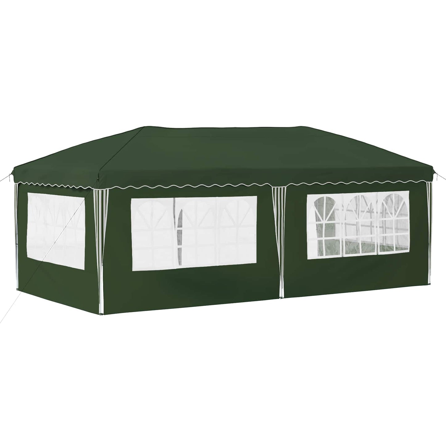 Pop-up Festtelt 575 x 289 x 245 cm Grønn