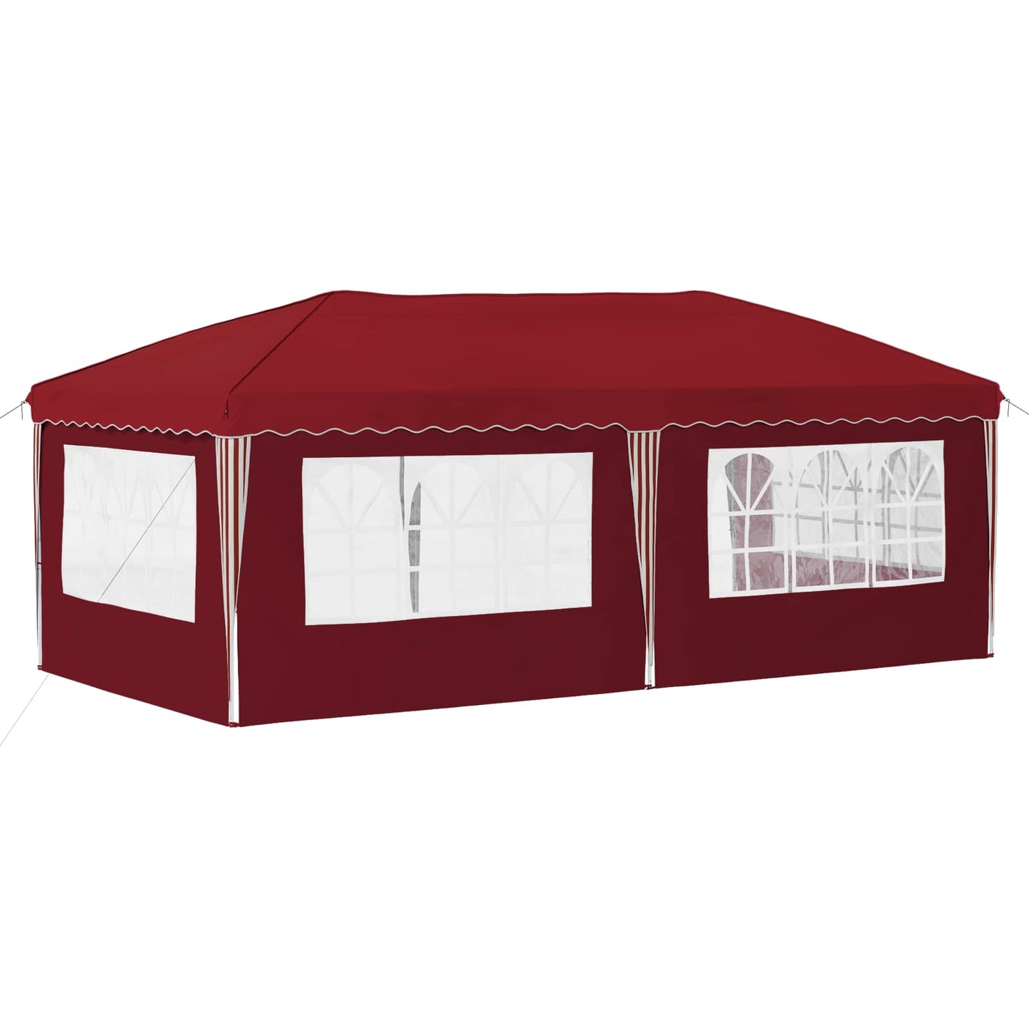Pop-up Festtelt 575 x 289 x 245 cm Burgunder