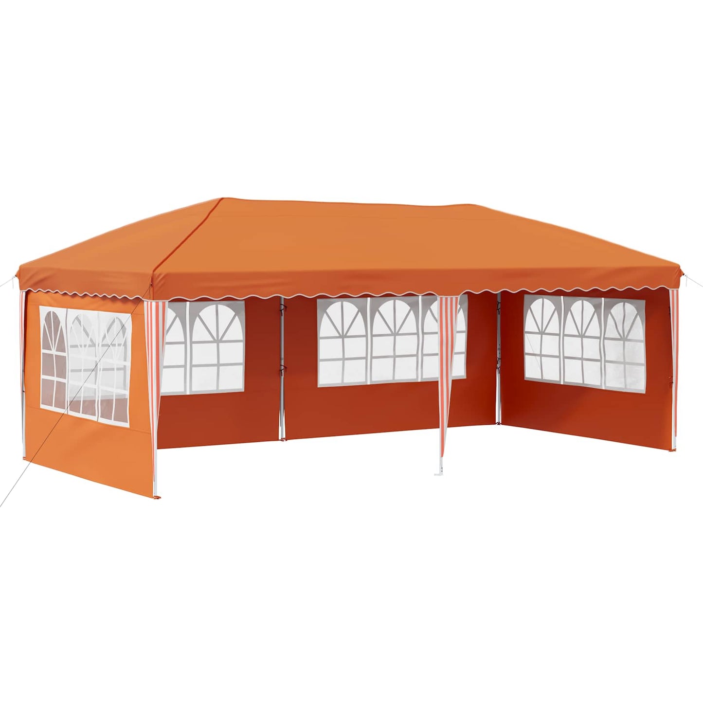 Pop-up Festtelt 575 x 289 x 245 cm Oransje