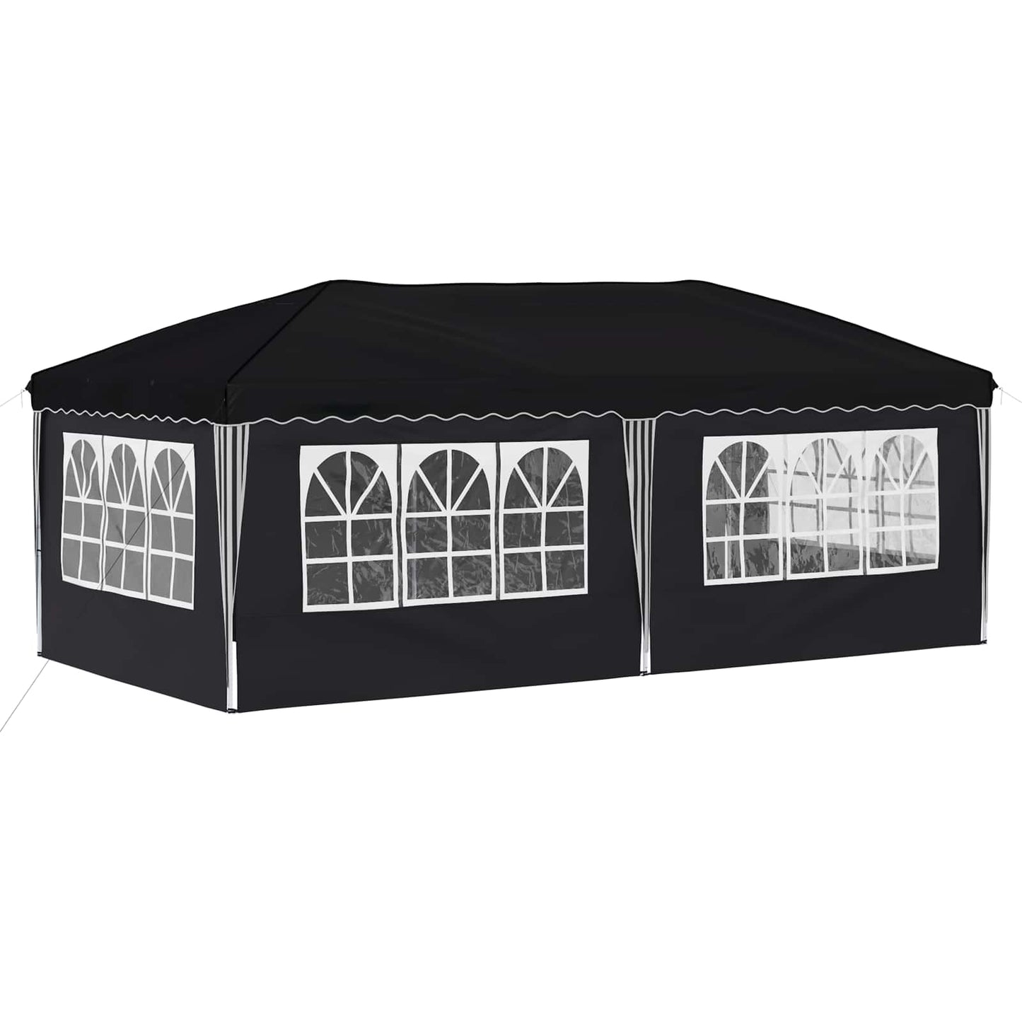 Pop-up Festtelt 575 x 288 x 245 cm Antrasitt